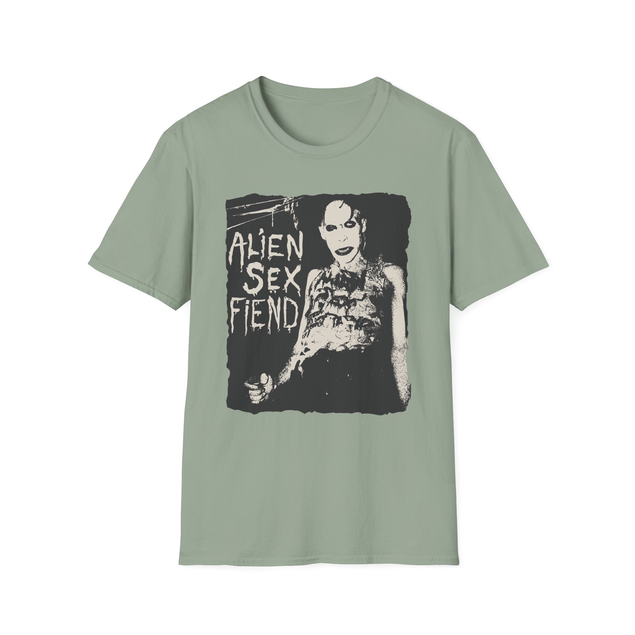 Alien Sex Fiend Nik Fiend Unisex Softstyle T-Shirt
