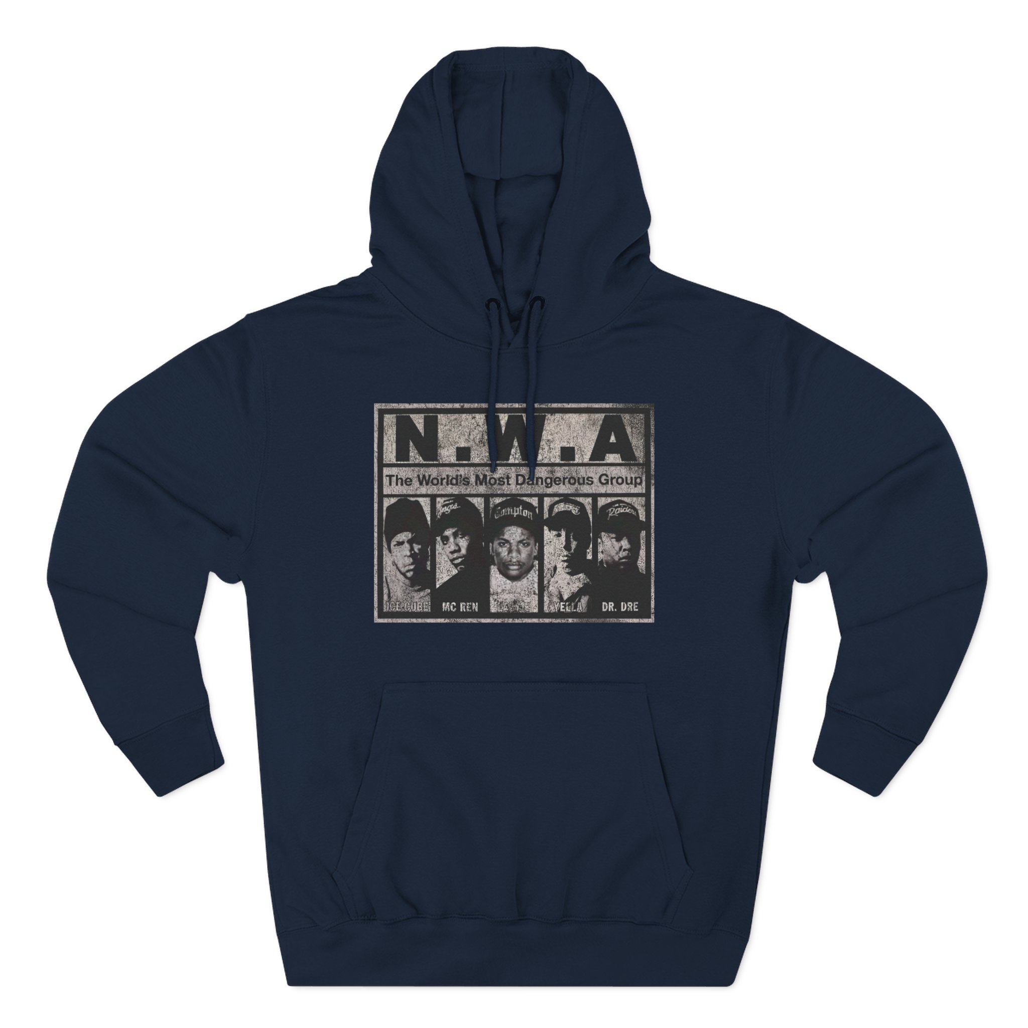 NWA The World's Most Dangerous Group Three-Panel Fleece Hoodie