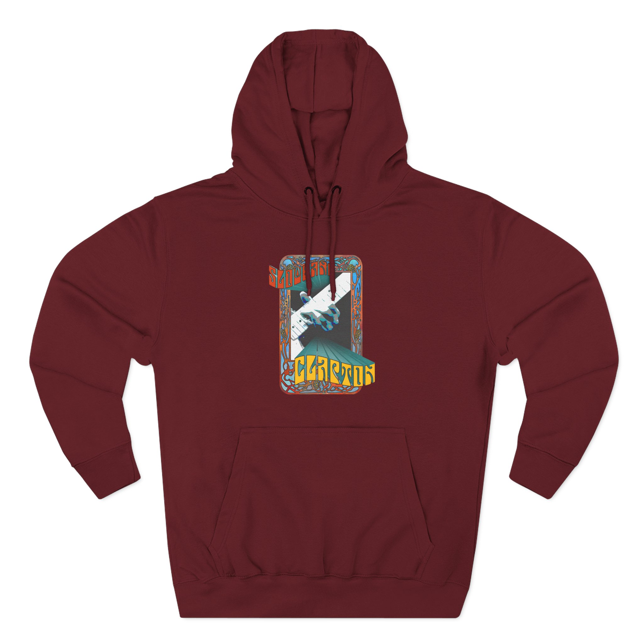 Eric Clapton Psychedelic Slowhand Three-Panel Fleece Hoodie