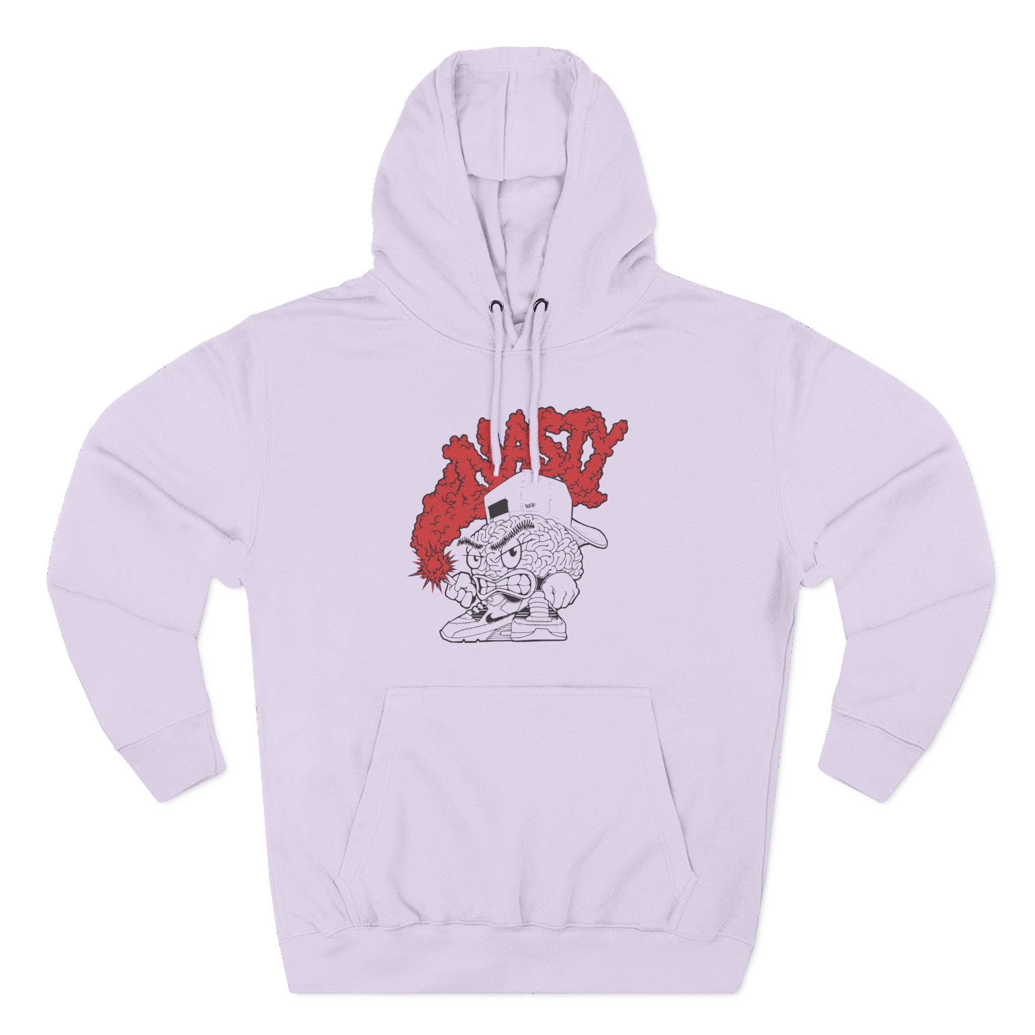 Nasty mbwtw Three-Panel Fleece Hoodie