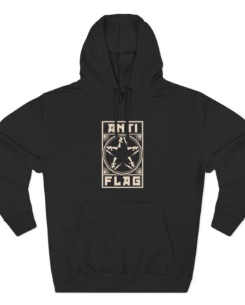 Anti Flag Comrade Gunstar Three-Panel Fleece Hoodie