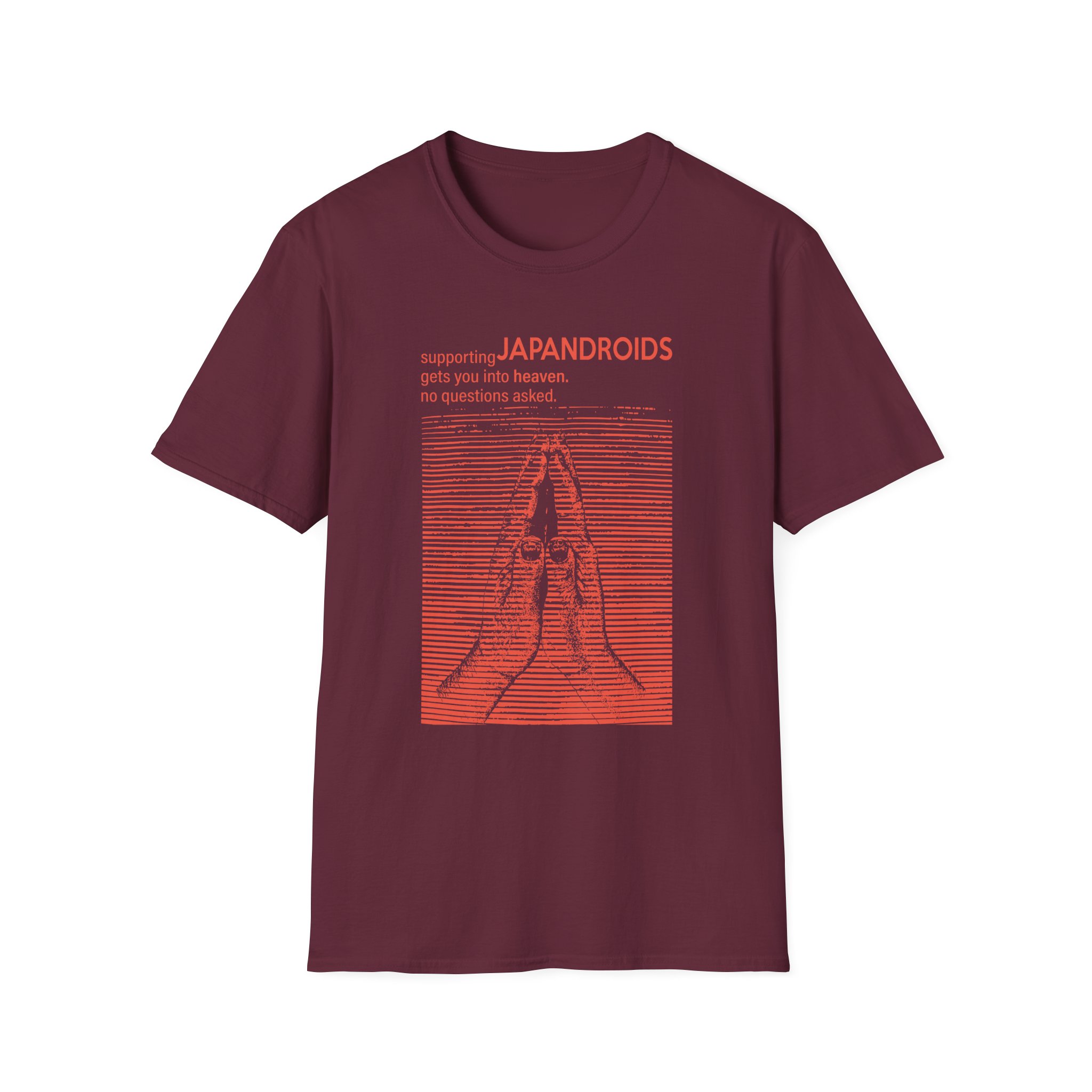 Supporting Japandroids Gets You Into Heaven No Questions Asked Unisex Softstyle T-Shirt