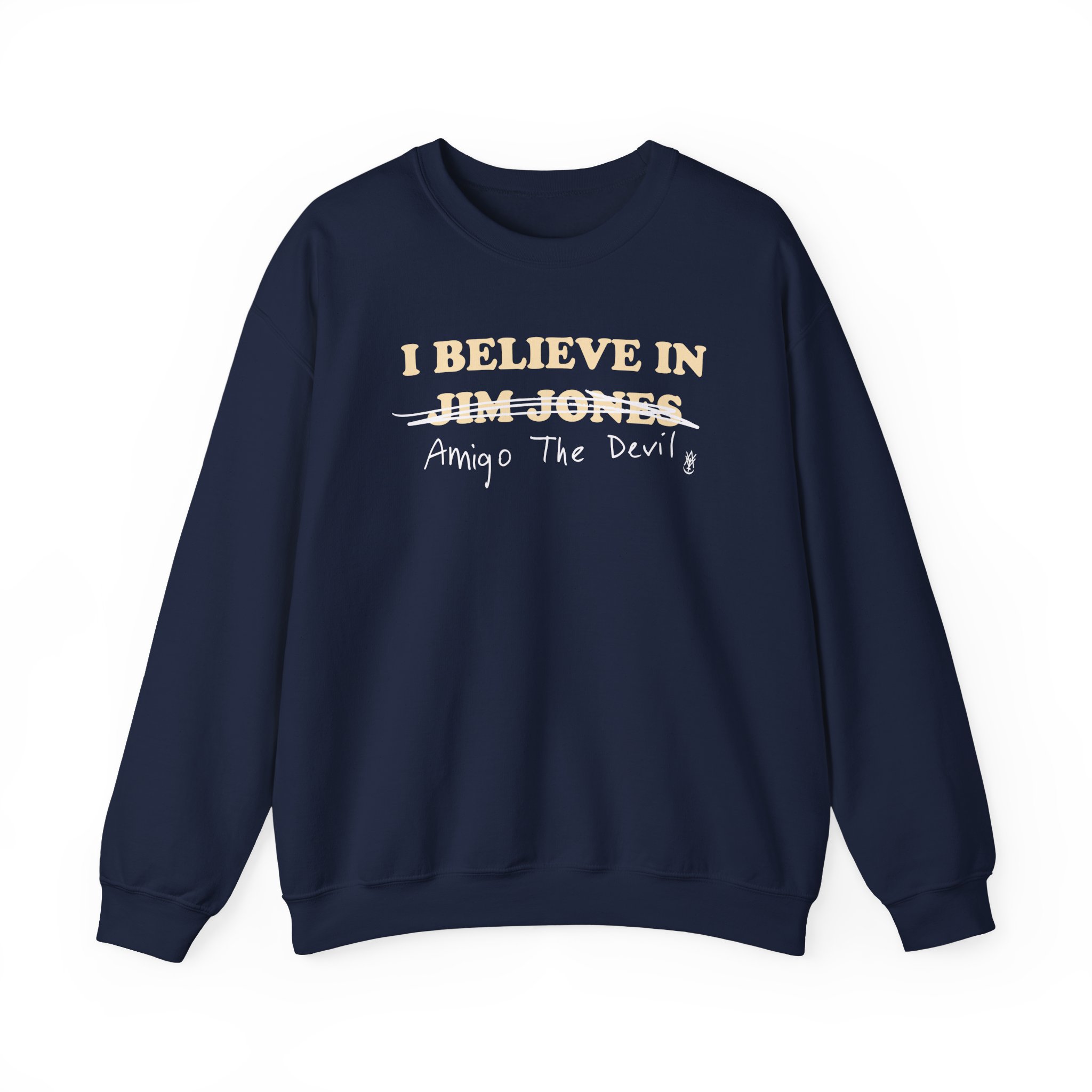Amigo The Devil I Believe In Jim Jones Unisex Heavy Blendâ„¢ Crewneck Sweatshirt