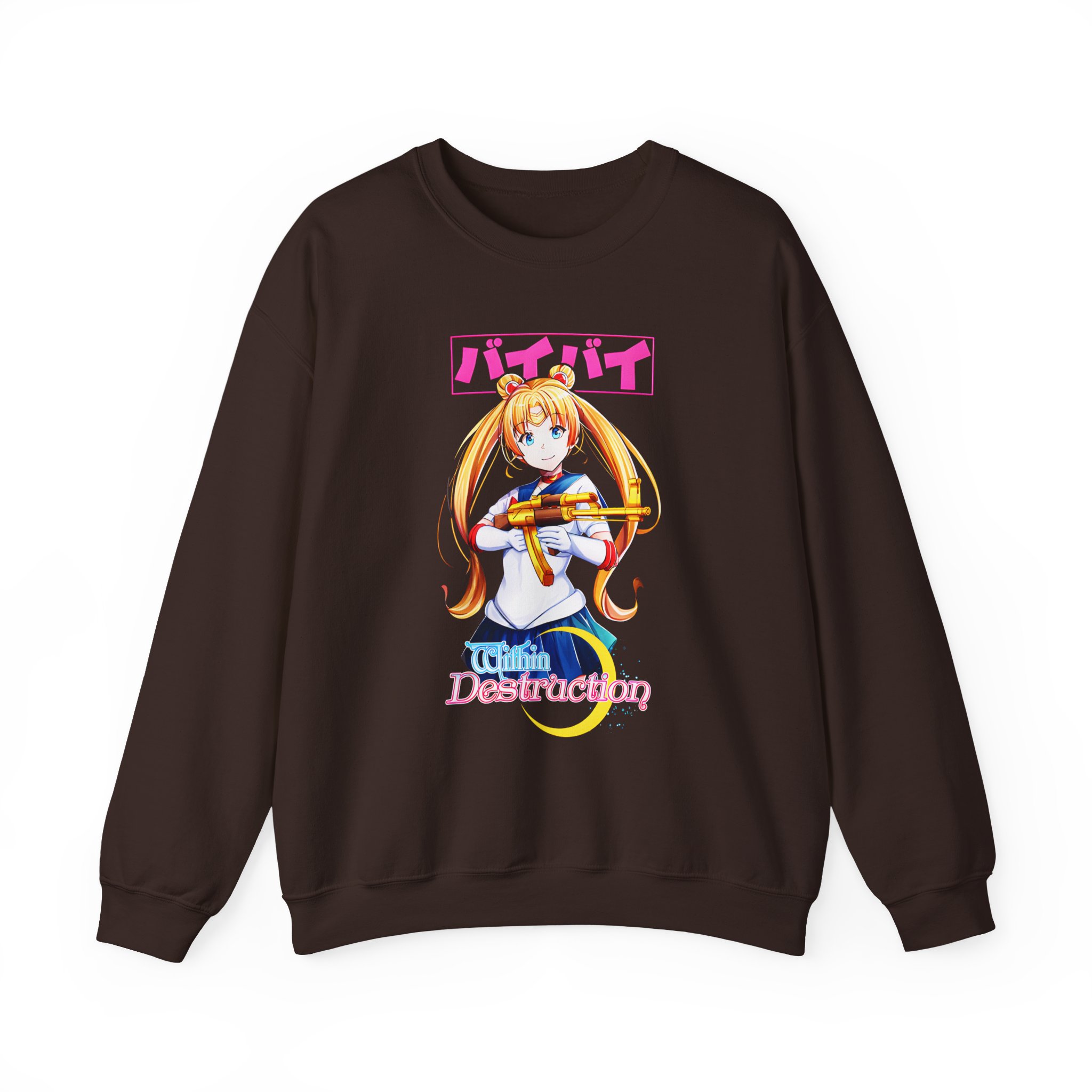 Within Destruction Sailor Moon Unisex Heavy Blend Crewneck Sweatshirt