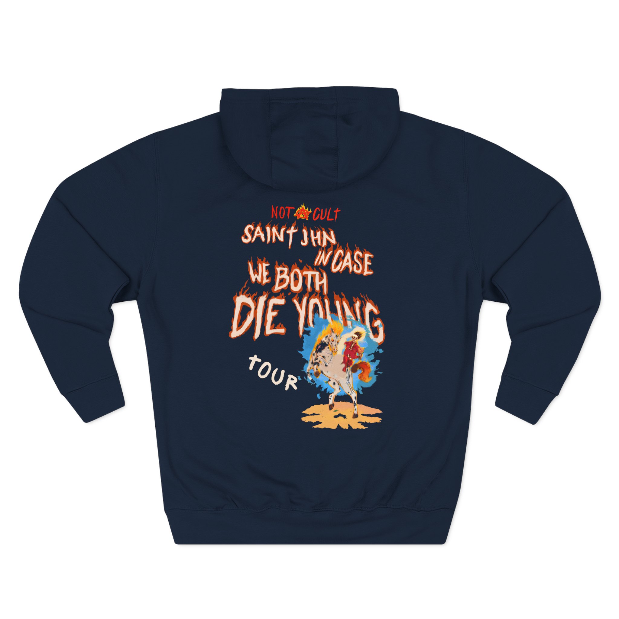 Saint Jhn Incase We Both Die Young World Tour Three-Panel Fleece Hoodie