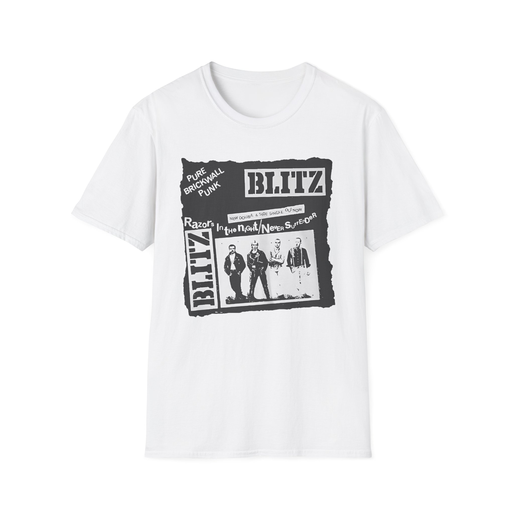 Blitz Pure Brick Wall Unisex Softstyle T-Shirt