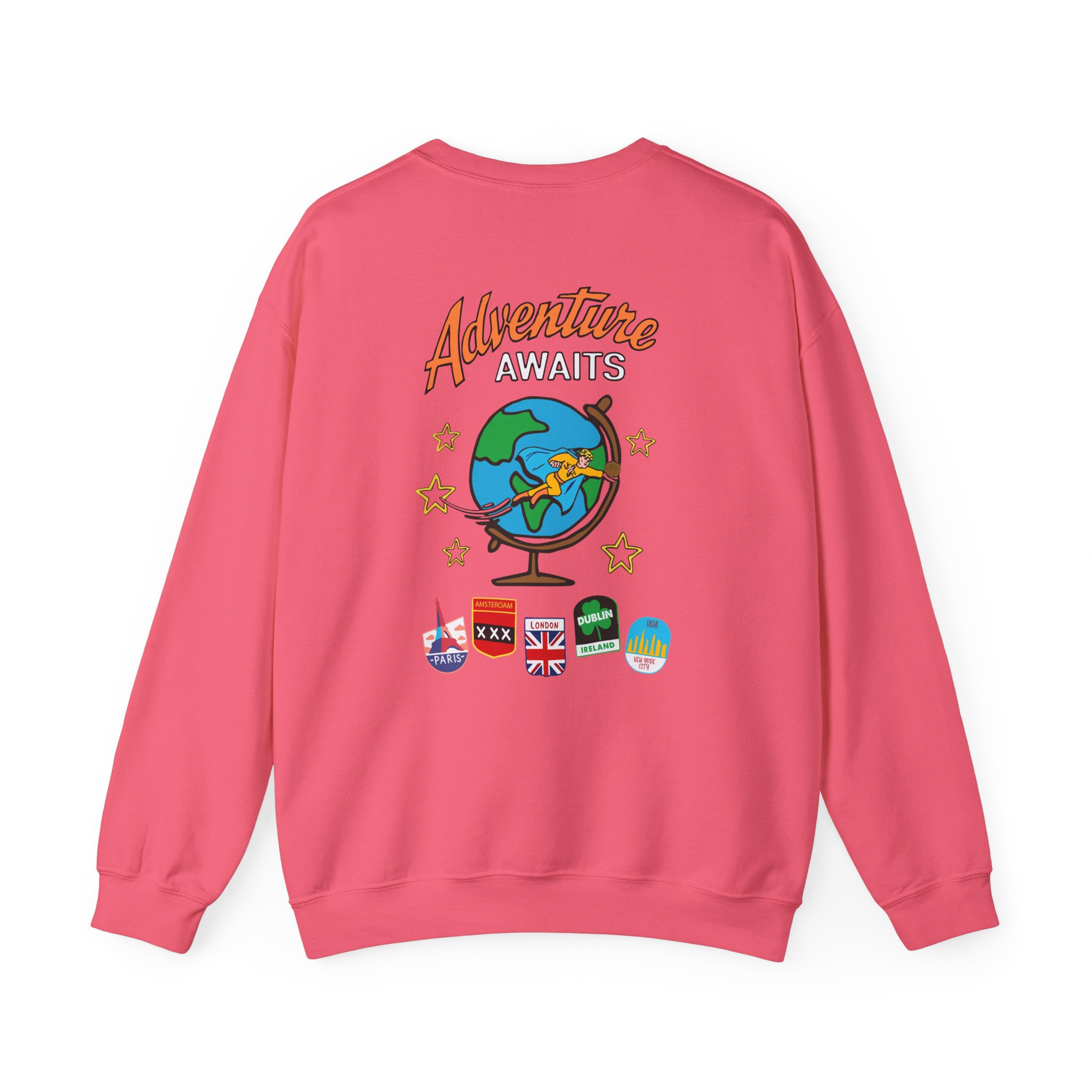 Ryan Trahan One Cent Adventure Awaits Travel Club Unisex Heavy Blendâ„¢ Crewneck Sweatshirt