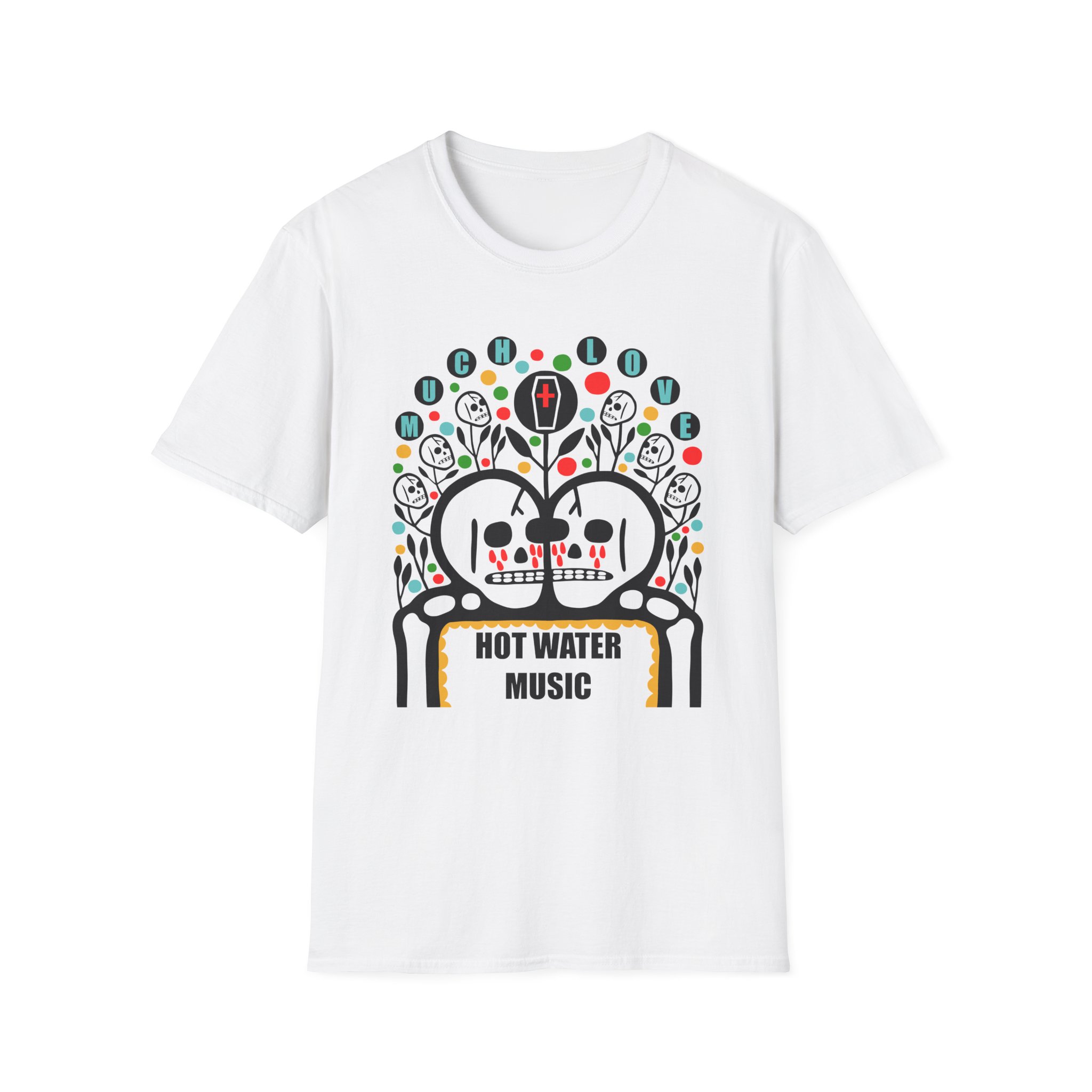 Hot Water Music Much Love Unisex Softstyle T-Shirt
