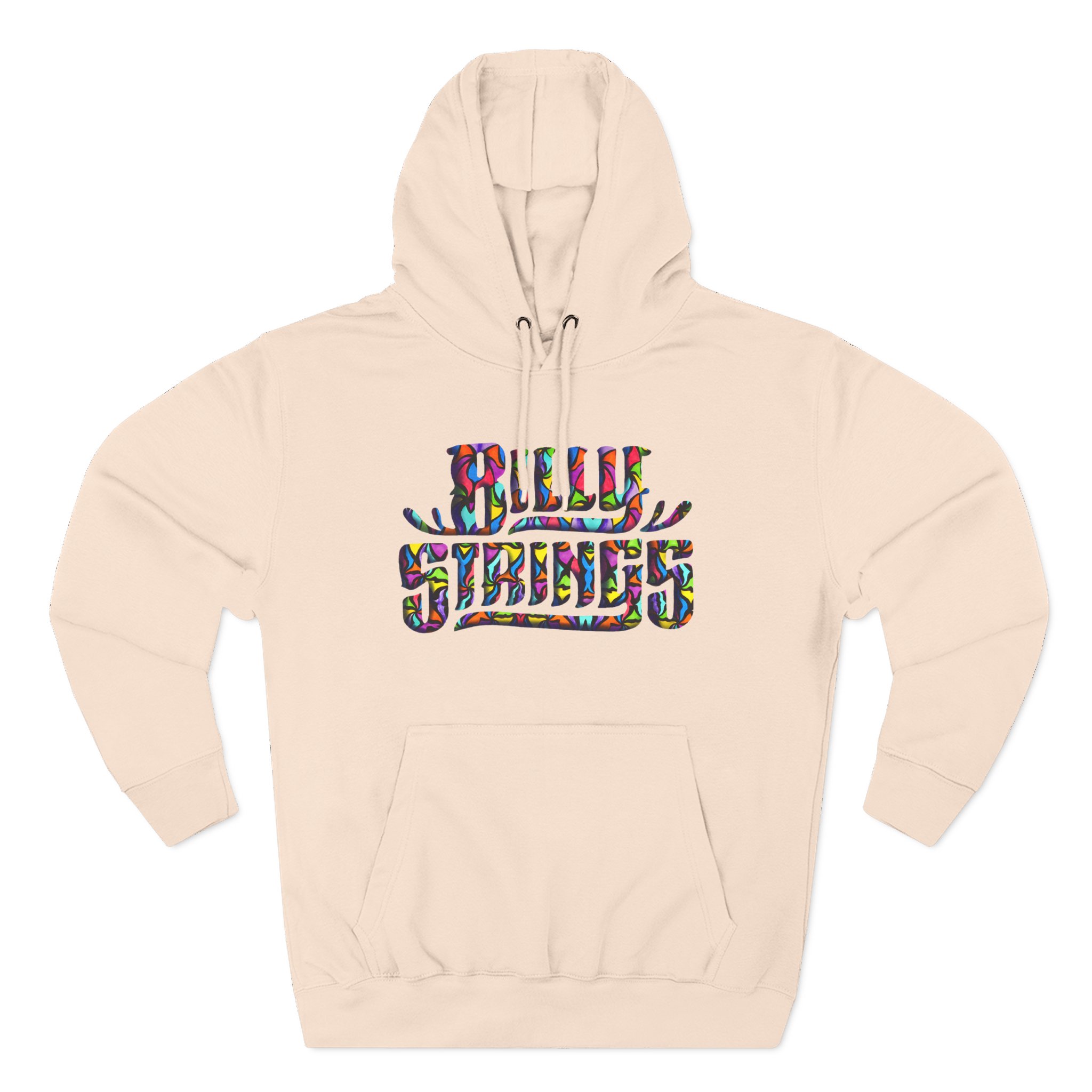 Billy Strings Colorful Classic Logo Three-Panel Fleece Hoodie