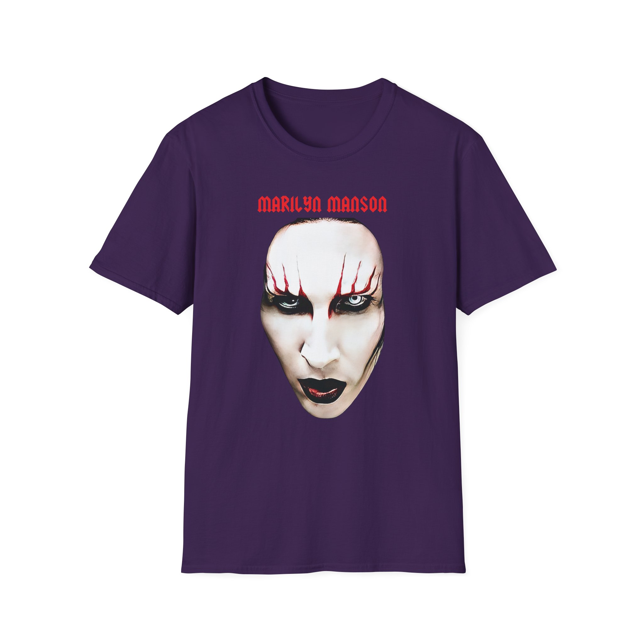 Marilyn Manson Red Lips Unisex Softstyle T-Shirt