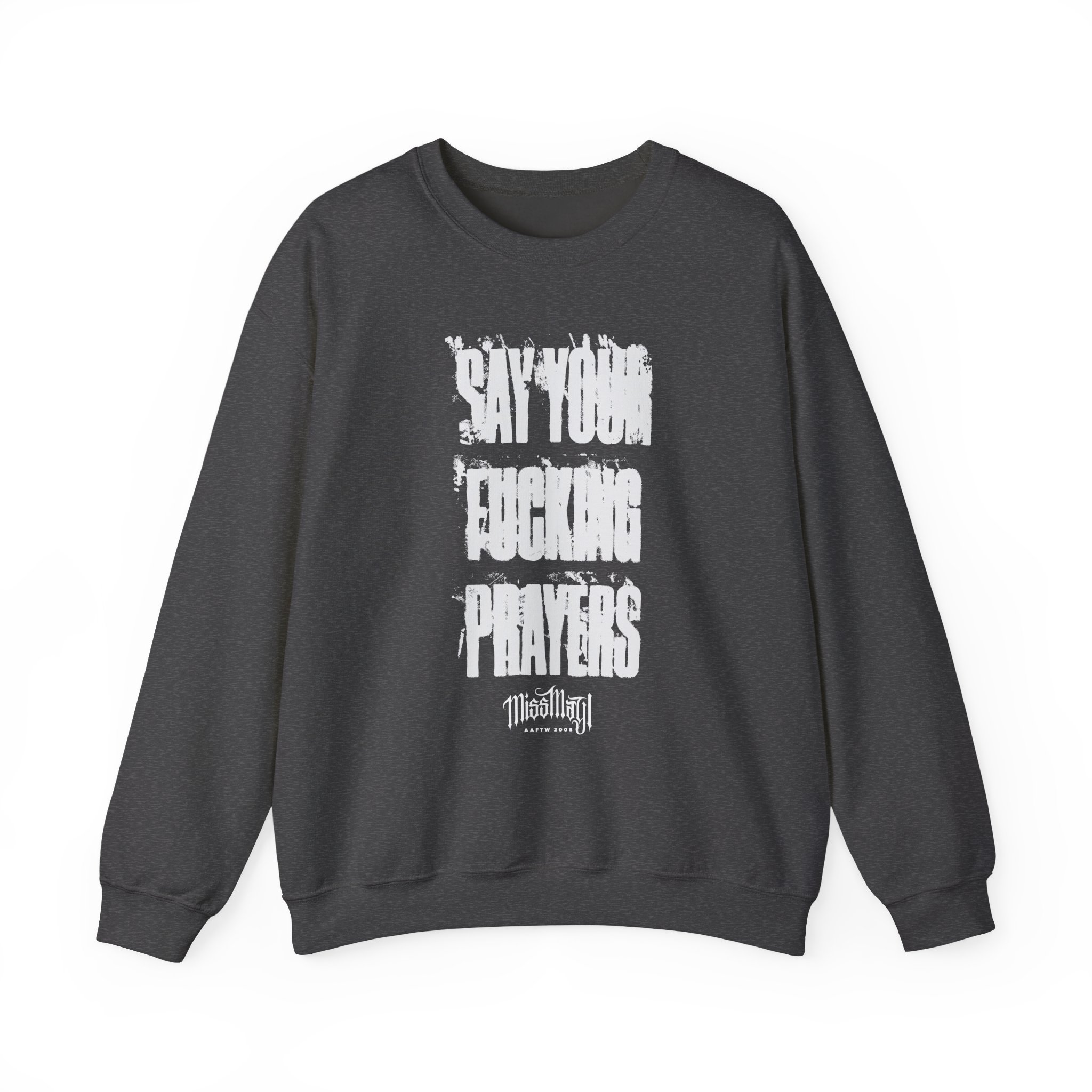 Miss May I Glow in the Dark Prayers Unisex Heavy Blendâ„¢ Crewneck Sweatshirt