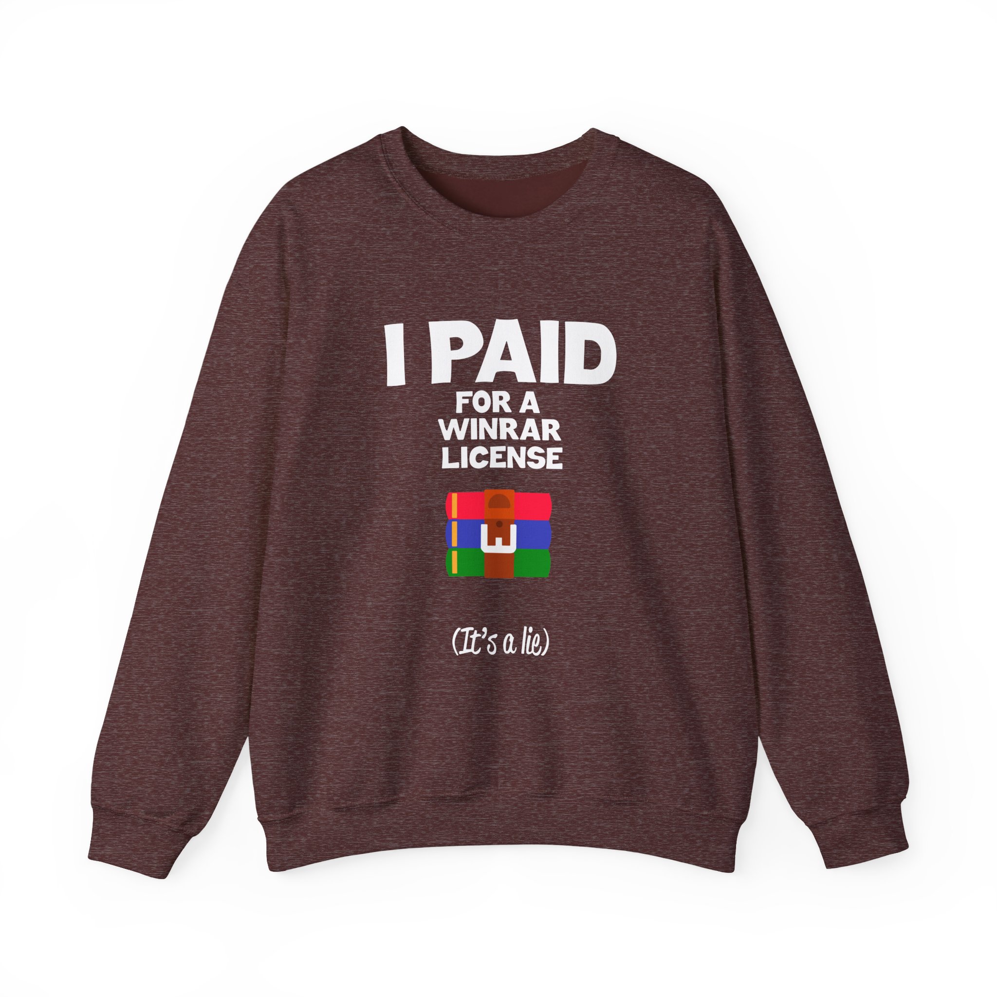 Winrar I Paid for a License Unisex Heavy Blendâ„¢ Crewneck Sweatshirt