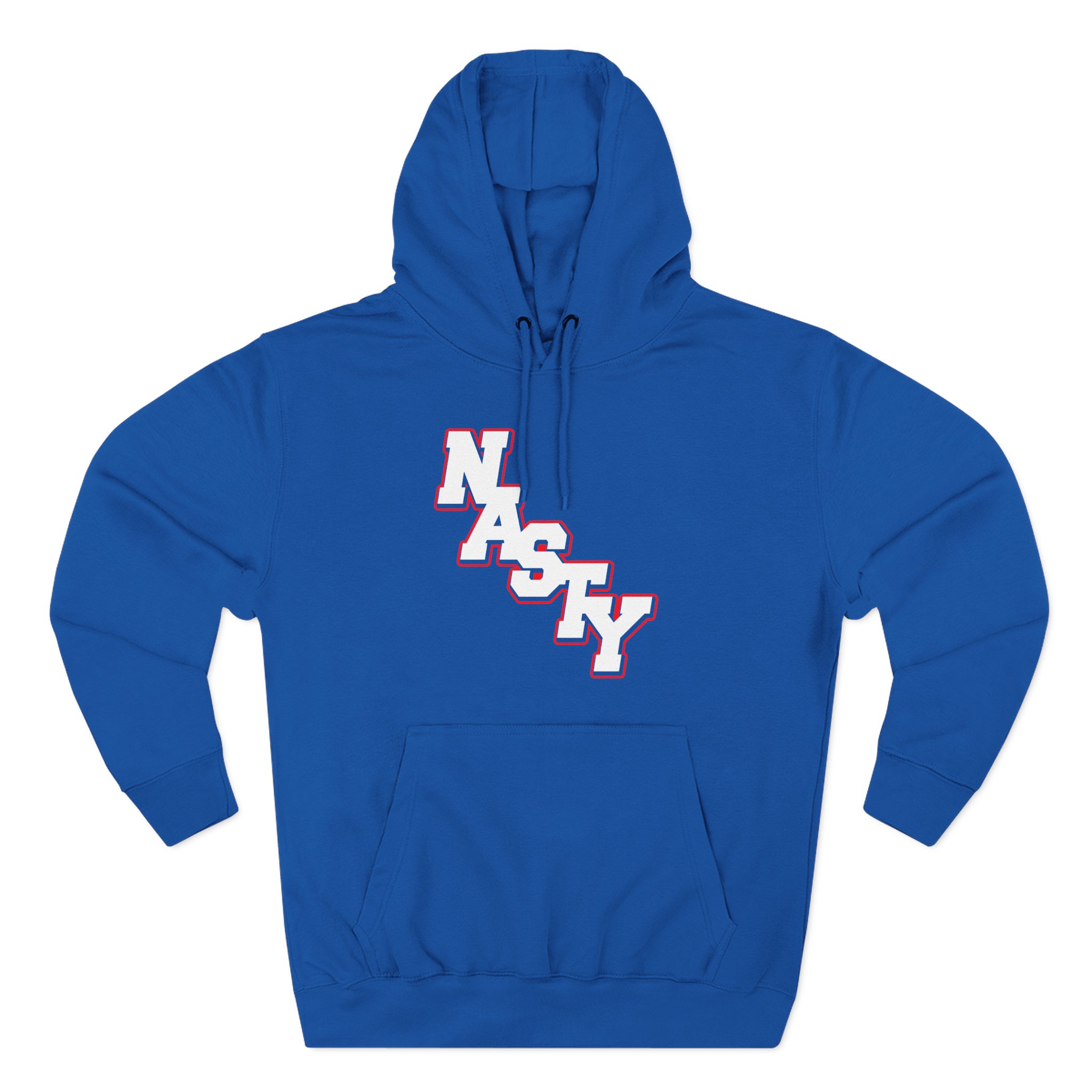 Nasty Three-Panel Fleece Hoodie