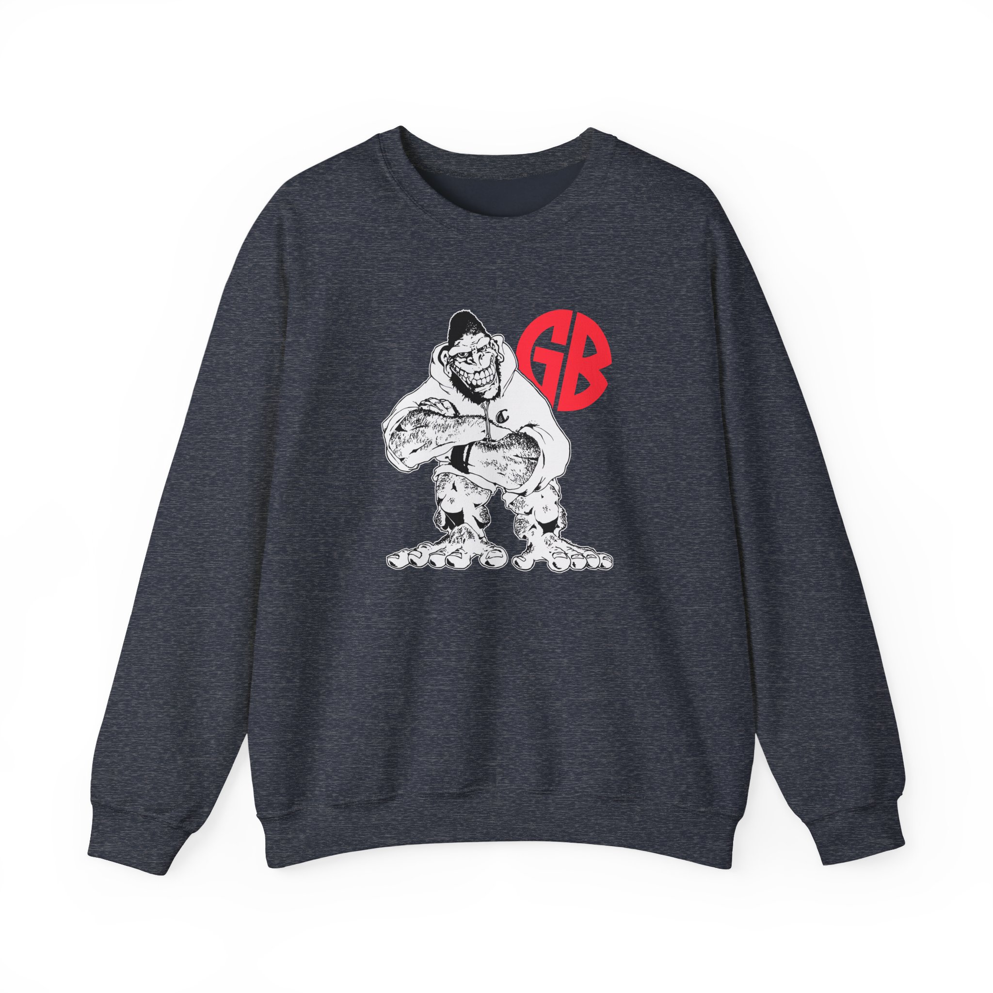 Gorilla Biscuits Big Gorilla Unisex Heavy Blendâ„¢ Crewneck Sweatshirt