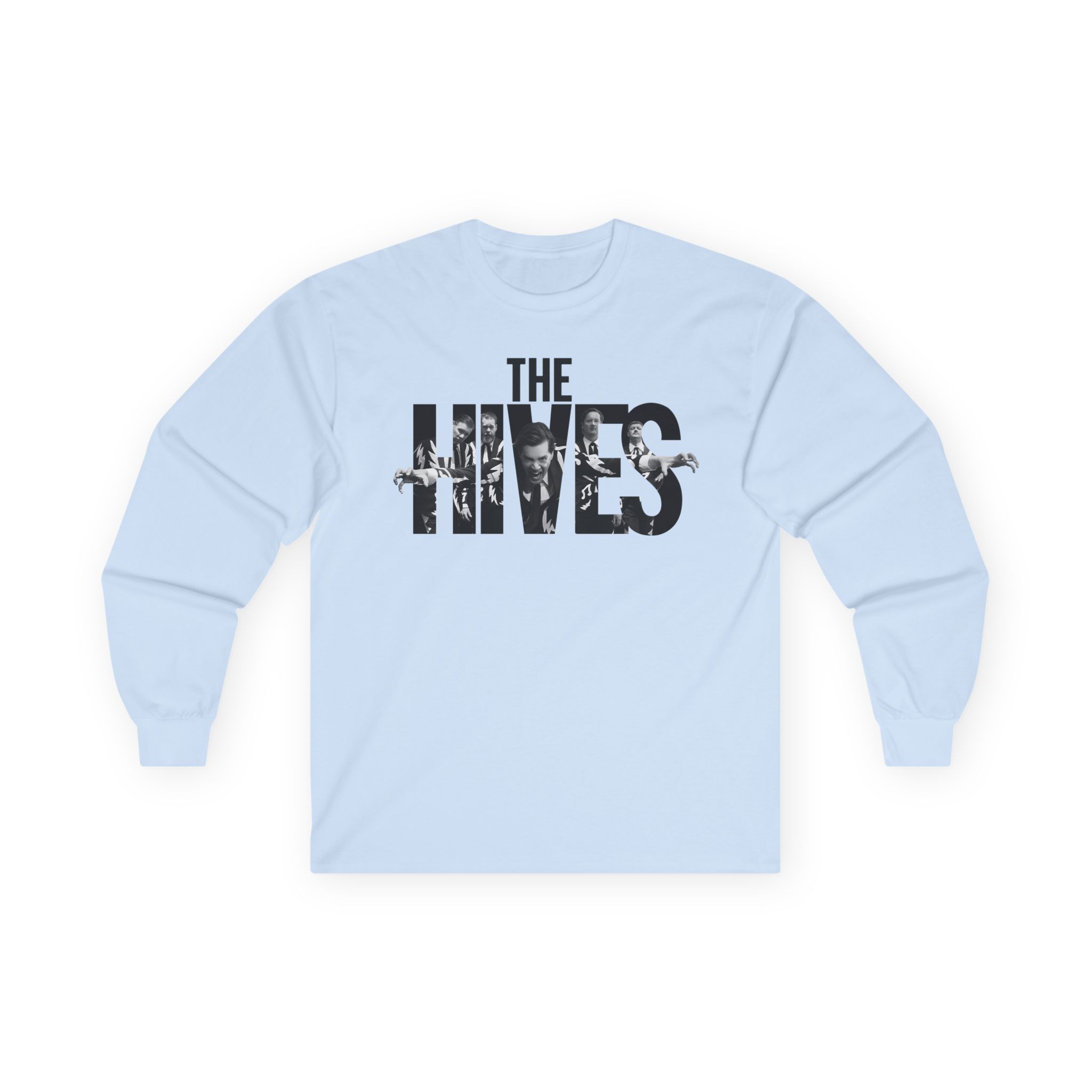 The Hives Logo Photo Infill Unisex Ultra Cotton Long Sleeve Tee