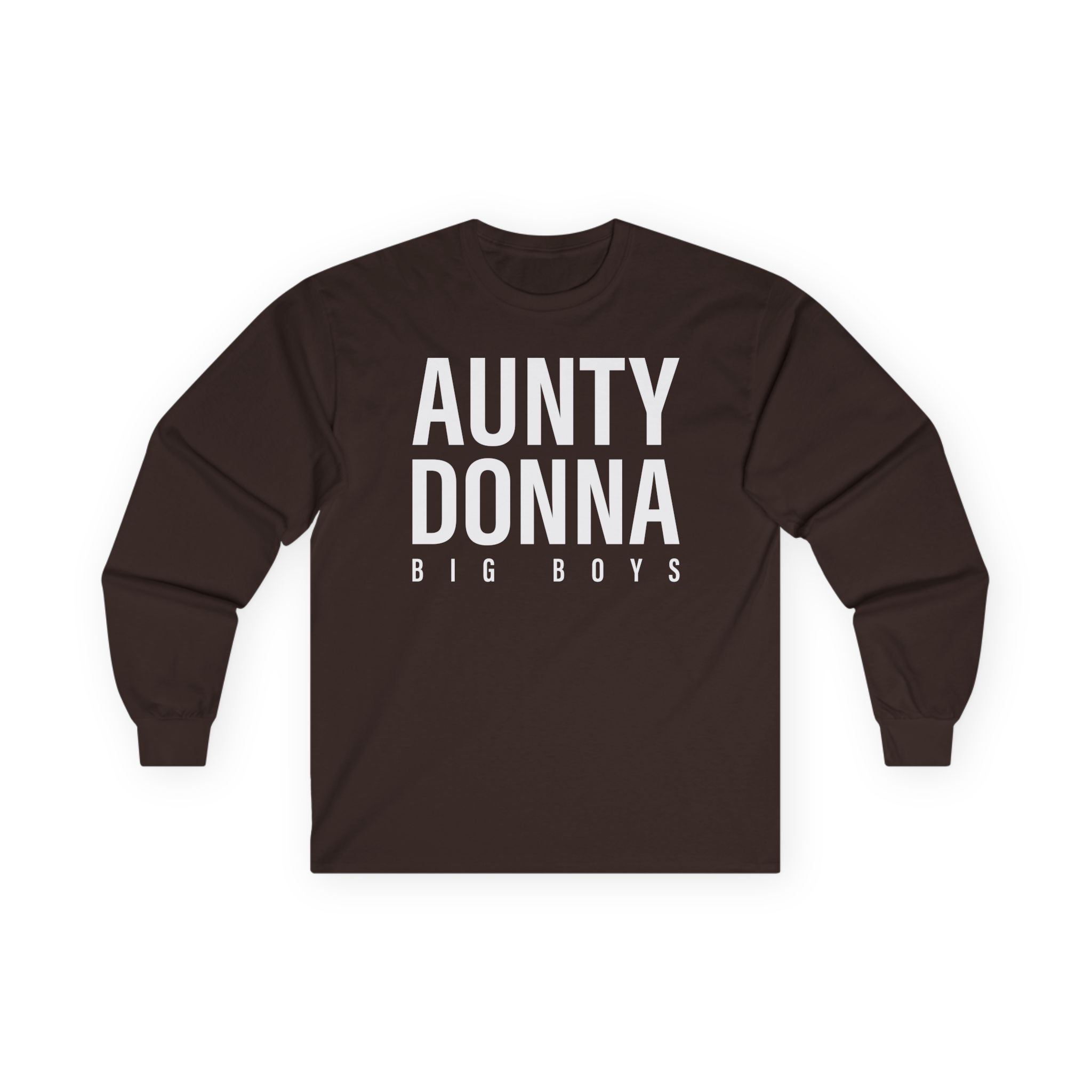 Aunty Donna Big Boys Unisex Ultra Cotton Long Sleeve Tee