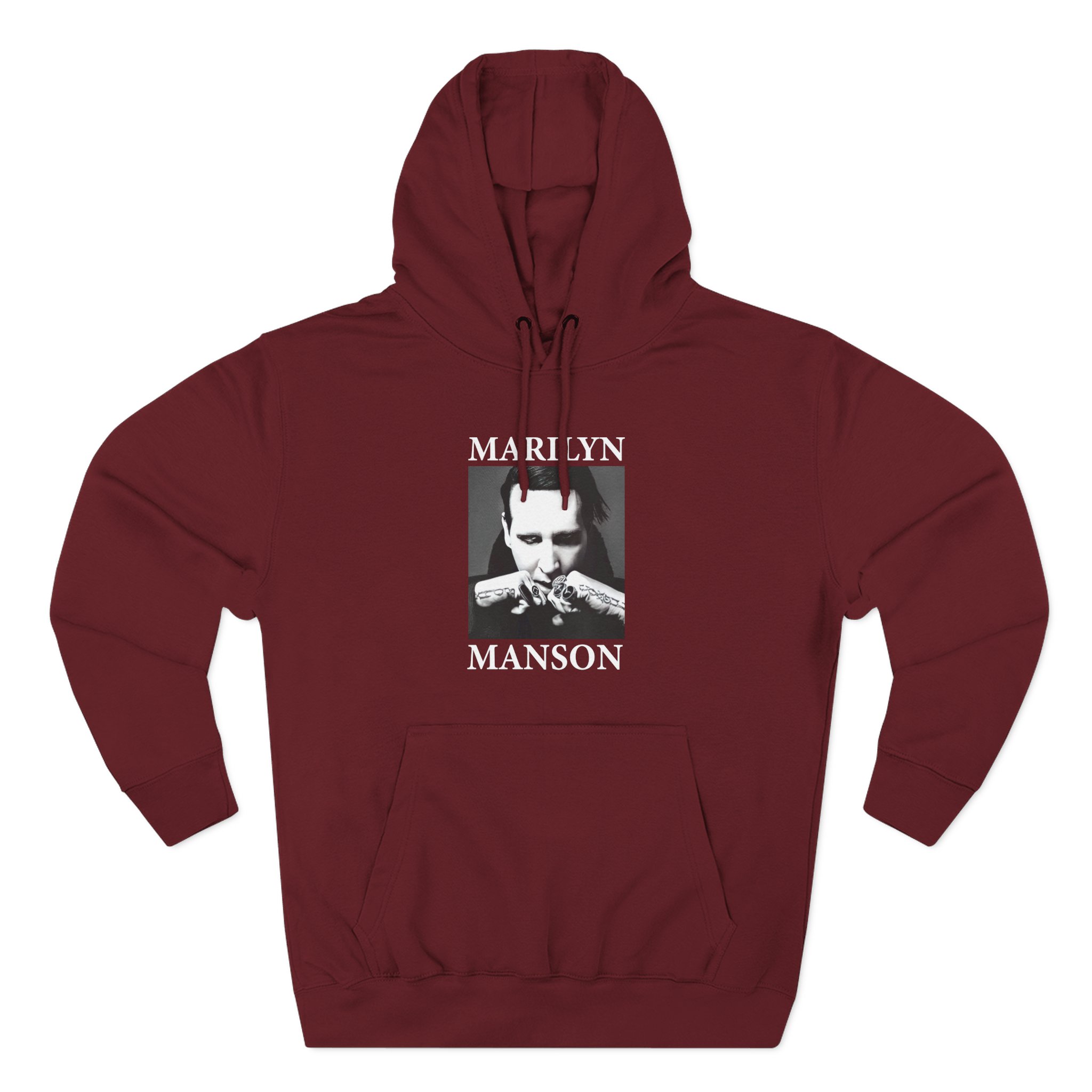 Marilyn Manson Fists Amplified Three-Panel Fleece Hoodie