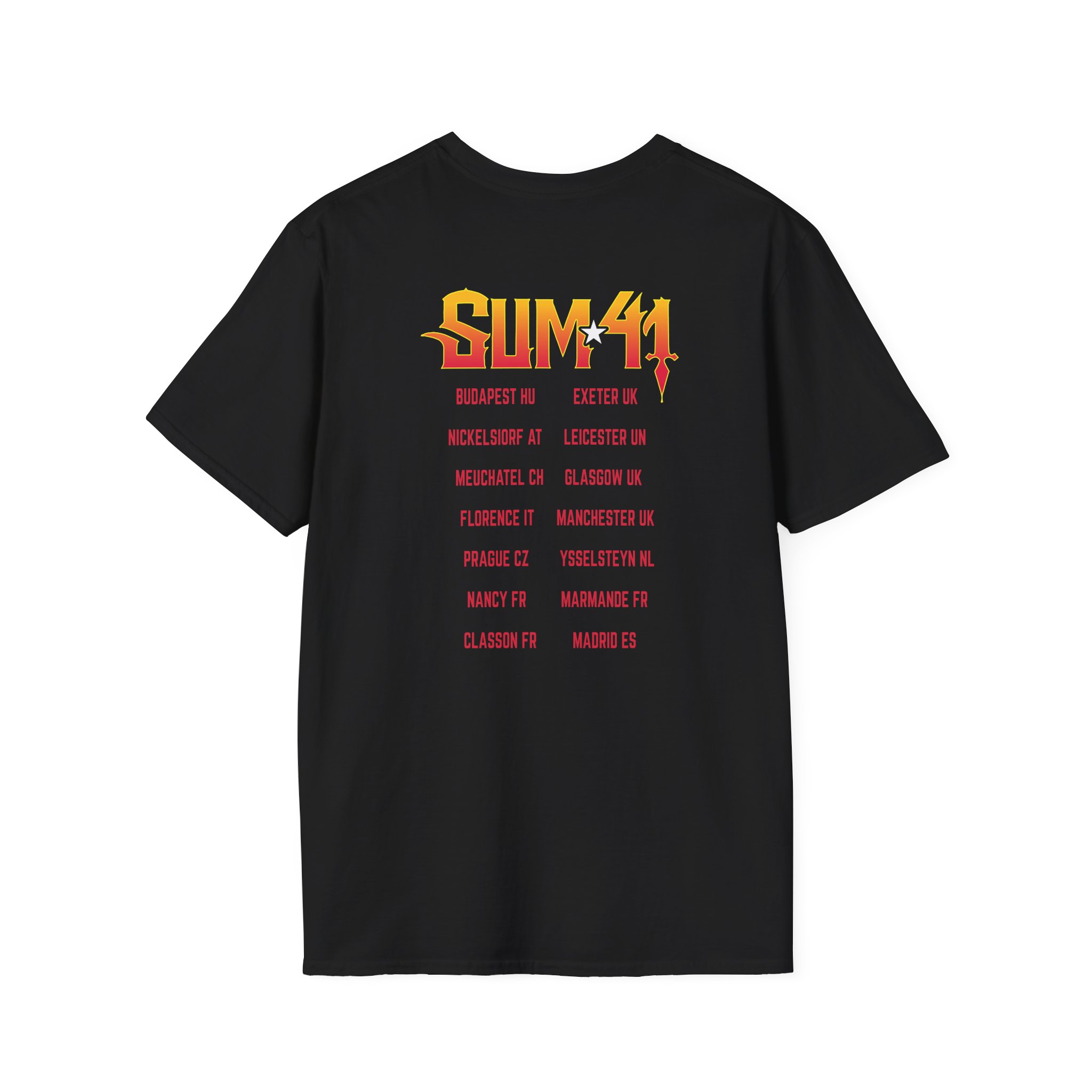 Sum 41 Out for Blood Unisex Softstyle T-Shirt