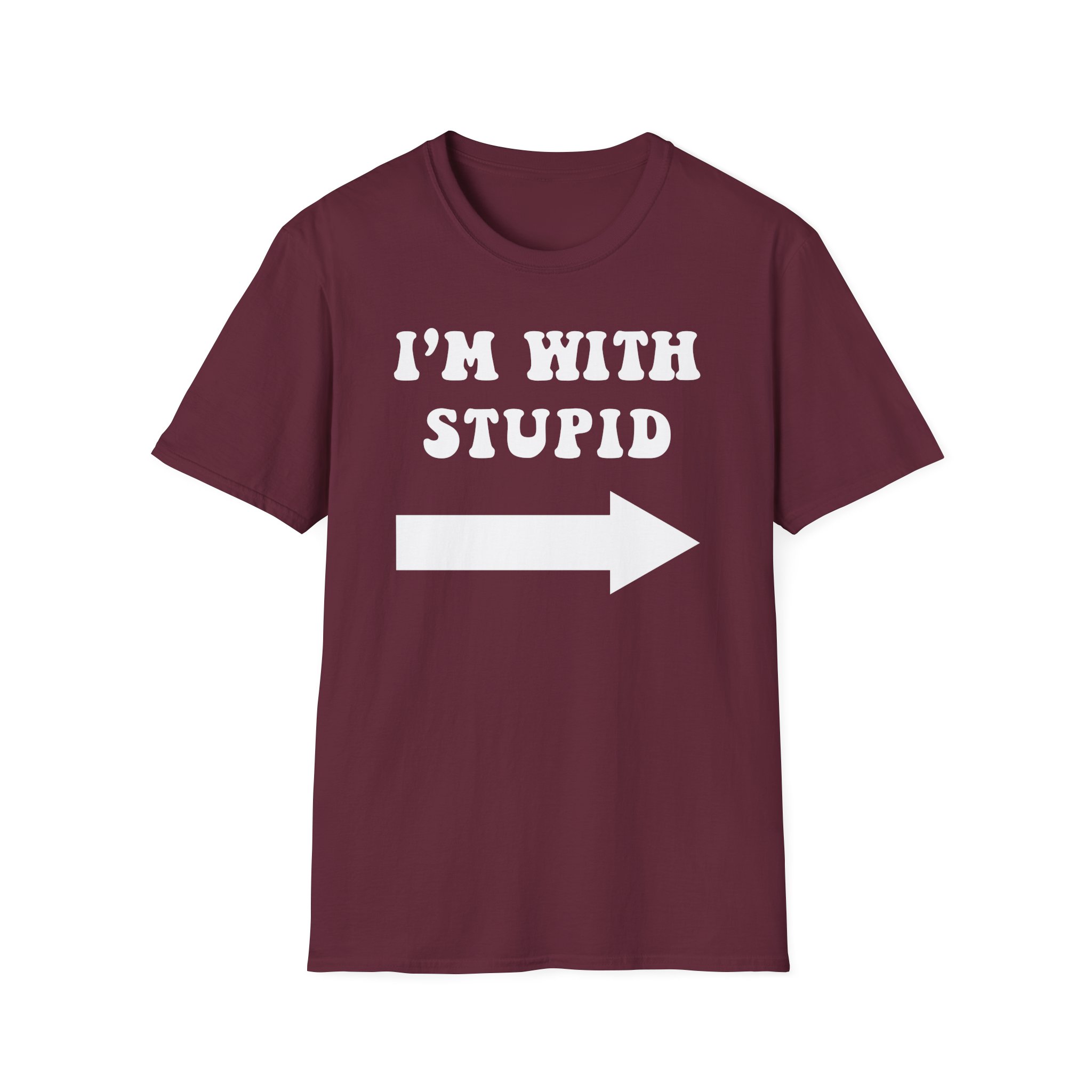 Jimmy Kimmel I'm With Stupid Unisex Softstyle T-Shirt