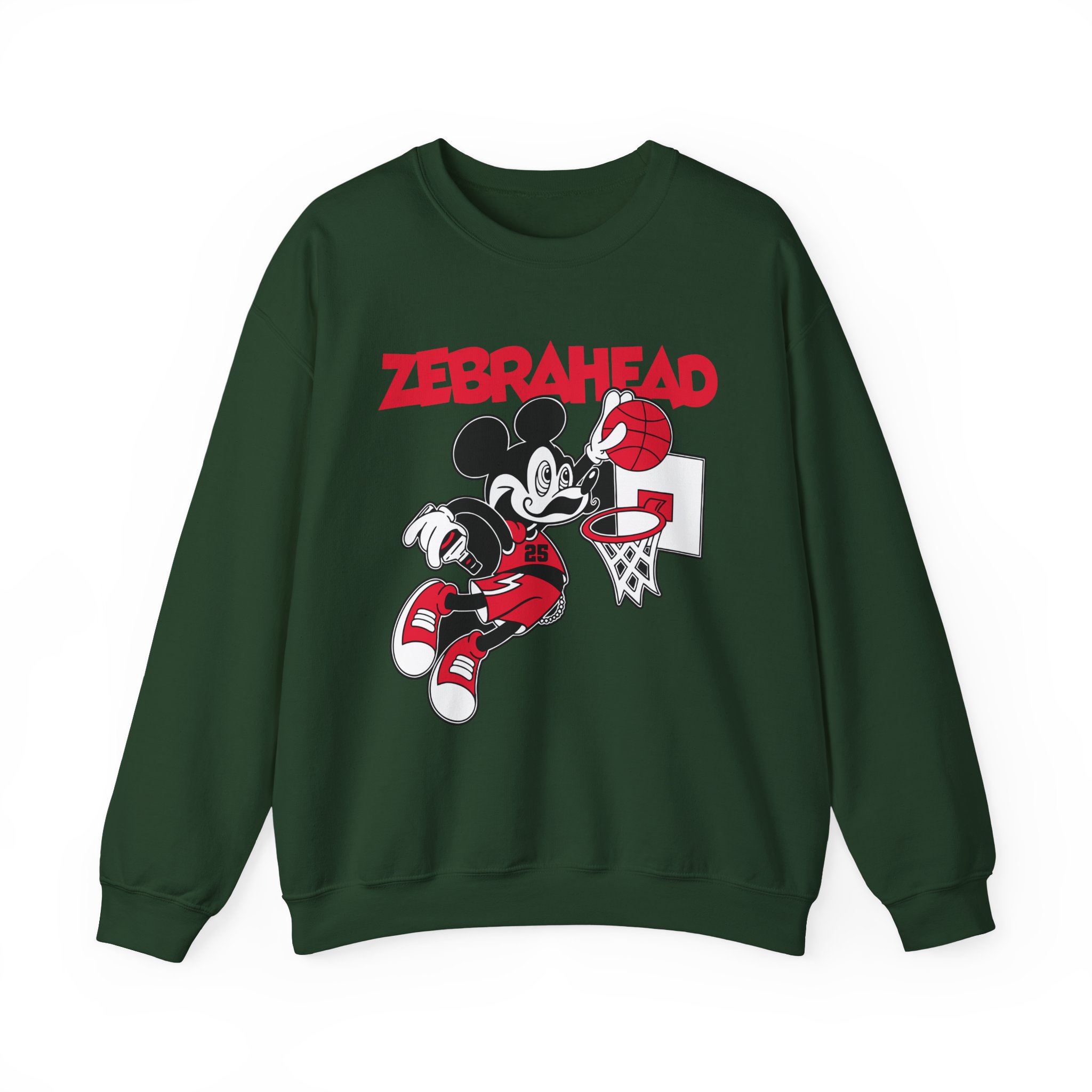 Zebrahead Mickey Unisex Heavy Blendâ„¢ Crewneck Sweatshirt