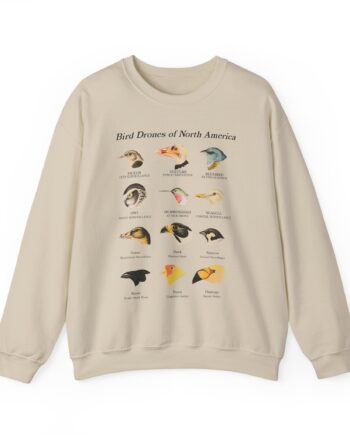 Birds Arent Real Bird Drones of North America Unisex Heavy Blend™ Crewneck Sweatshirt