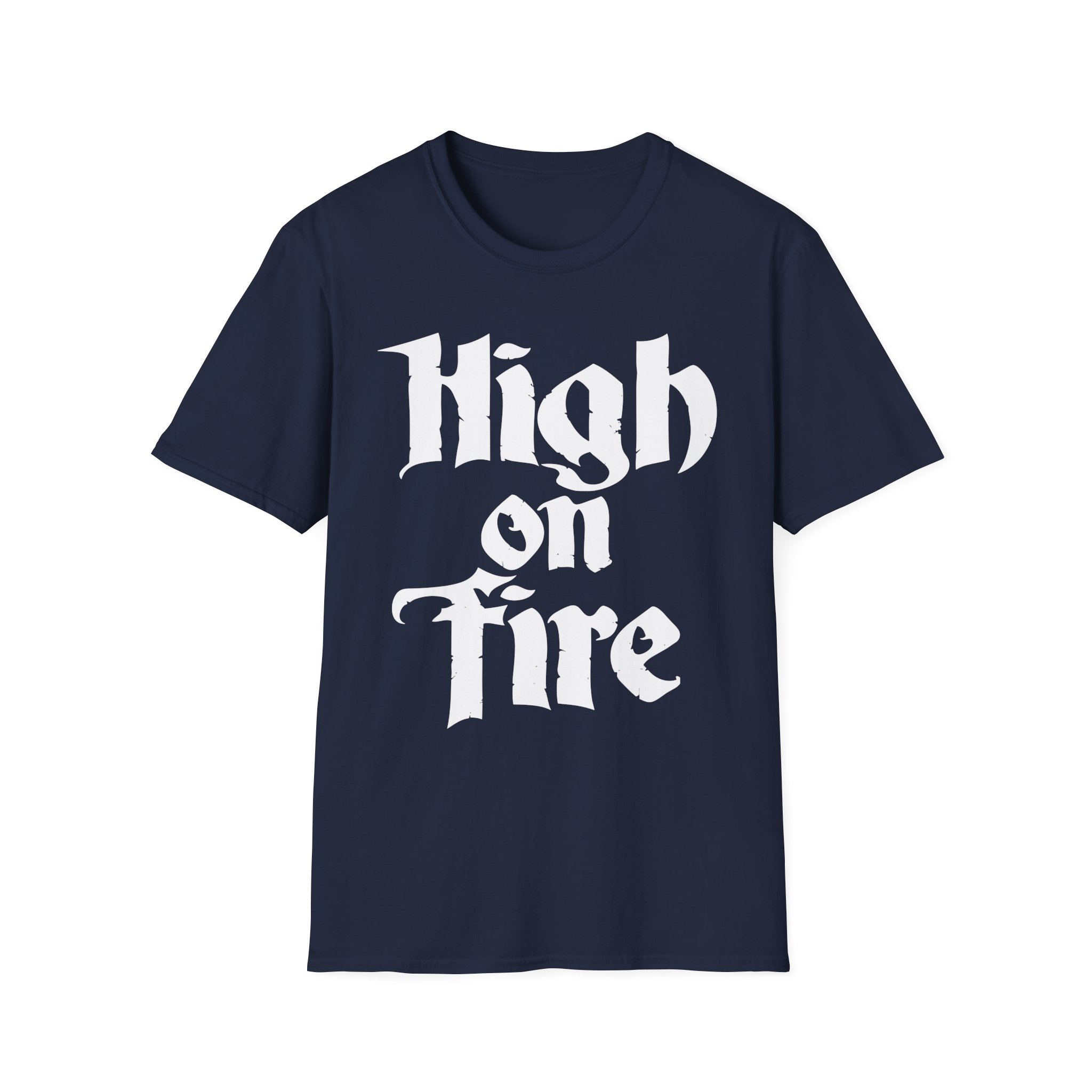 High on Fire Logo Unisex Softstyle T-Shirt