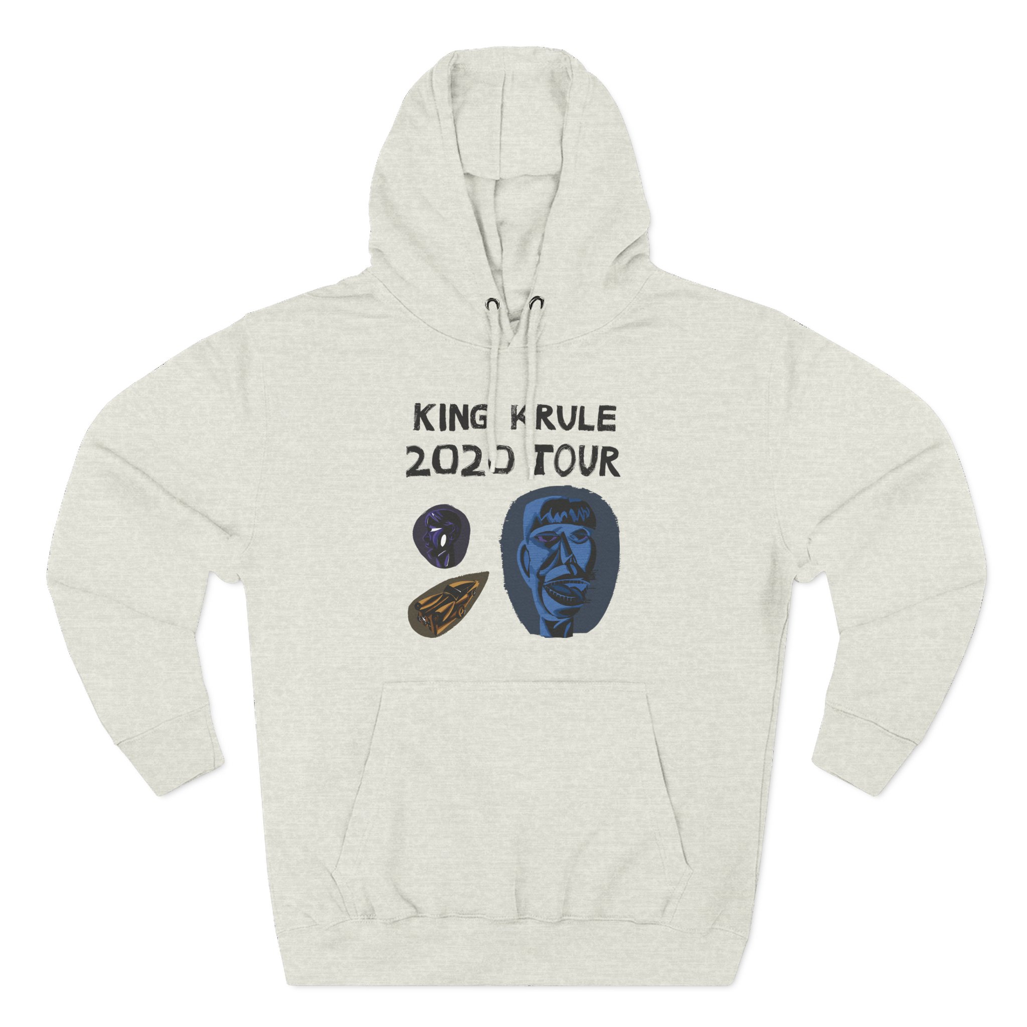 King Krule King Krule Tour Uk Europe Three-Panel Fleece Hoodie