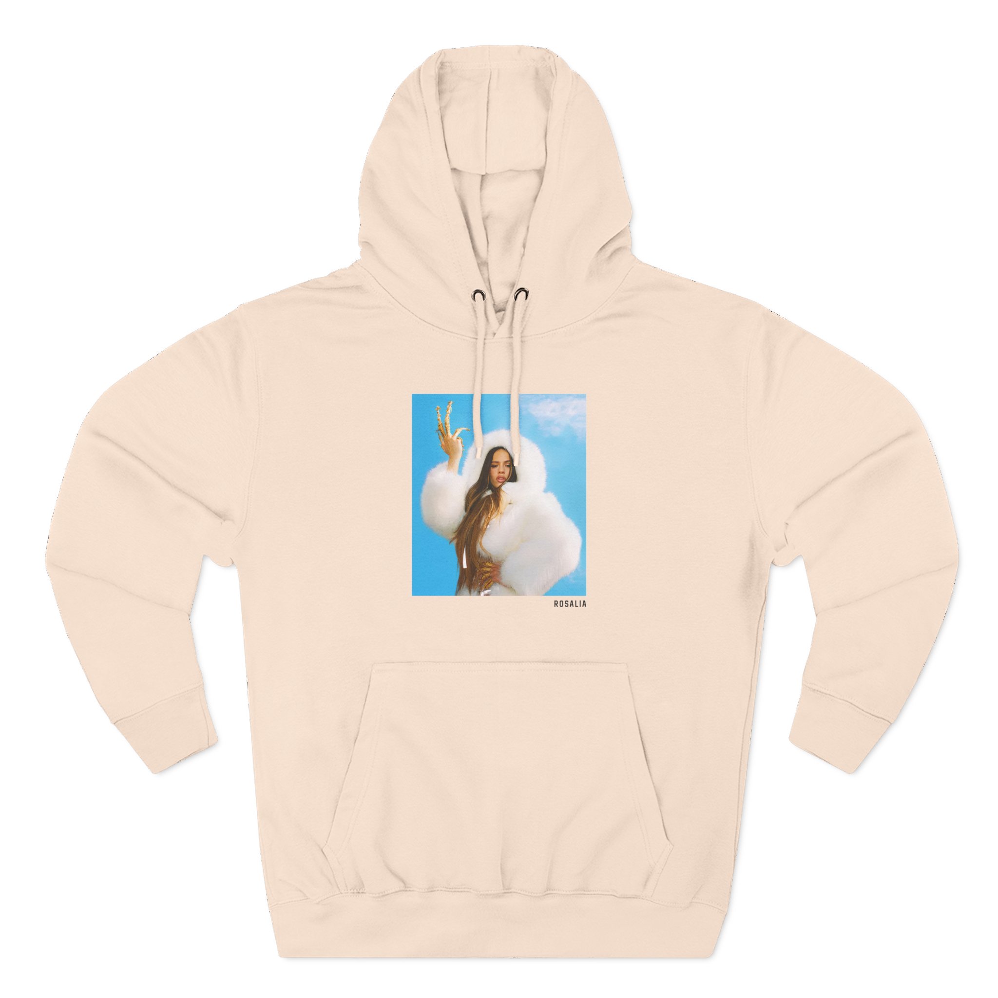 Rosalia Tan Photo Three-Panel Fleece Hoodie