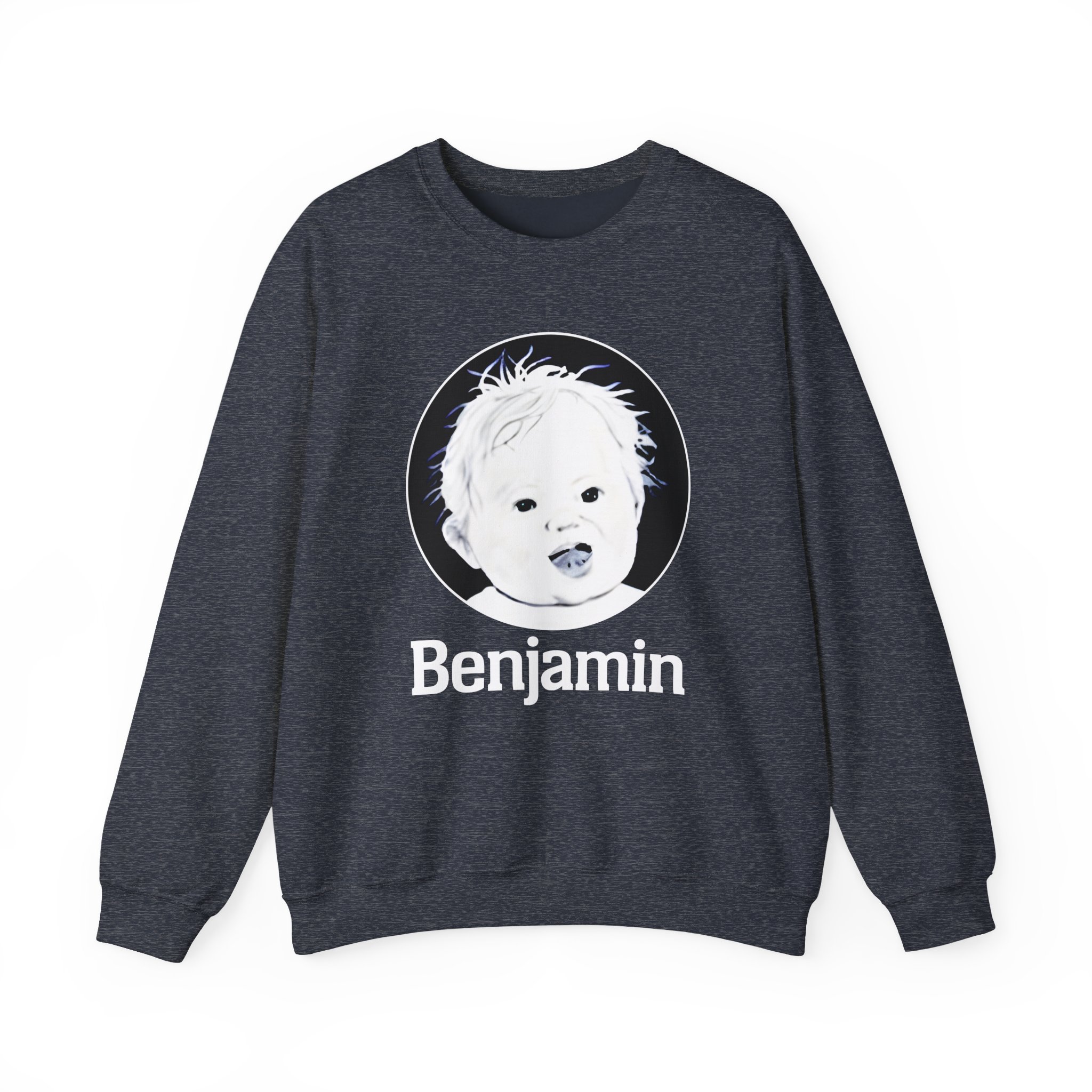 Garrett Watts Baby Benjamin Unisex Heavy Blendâ„¢ Crewneck Sweatshirt