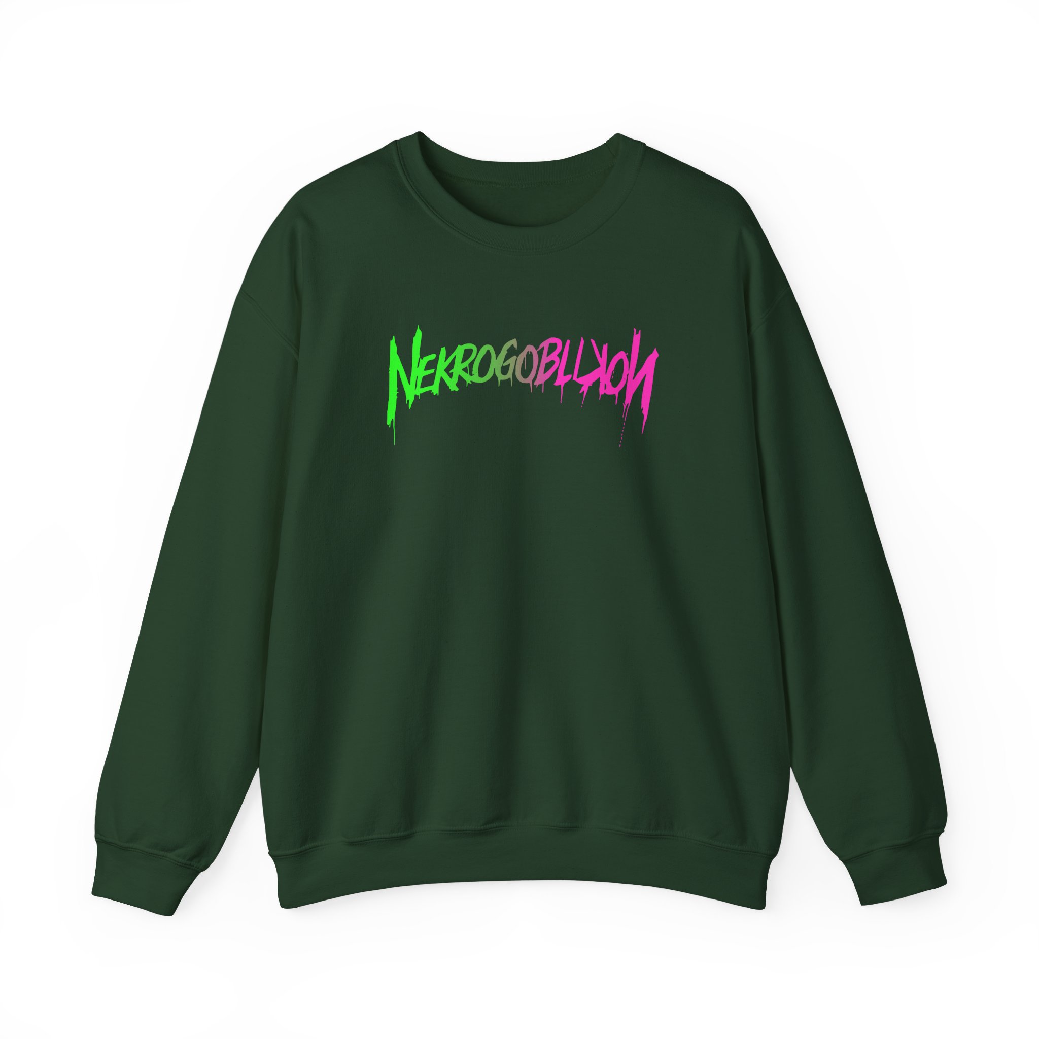 Nekrogoblikon Goblin Mode Wicked Ombre Unisex Heavy Blendâ„¢ Crewneck Sweatshirt