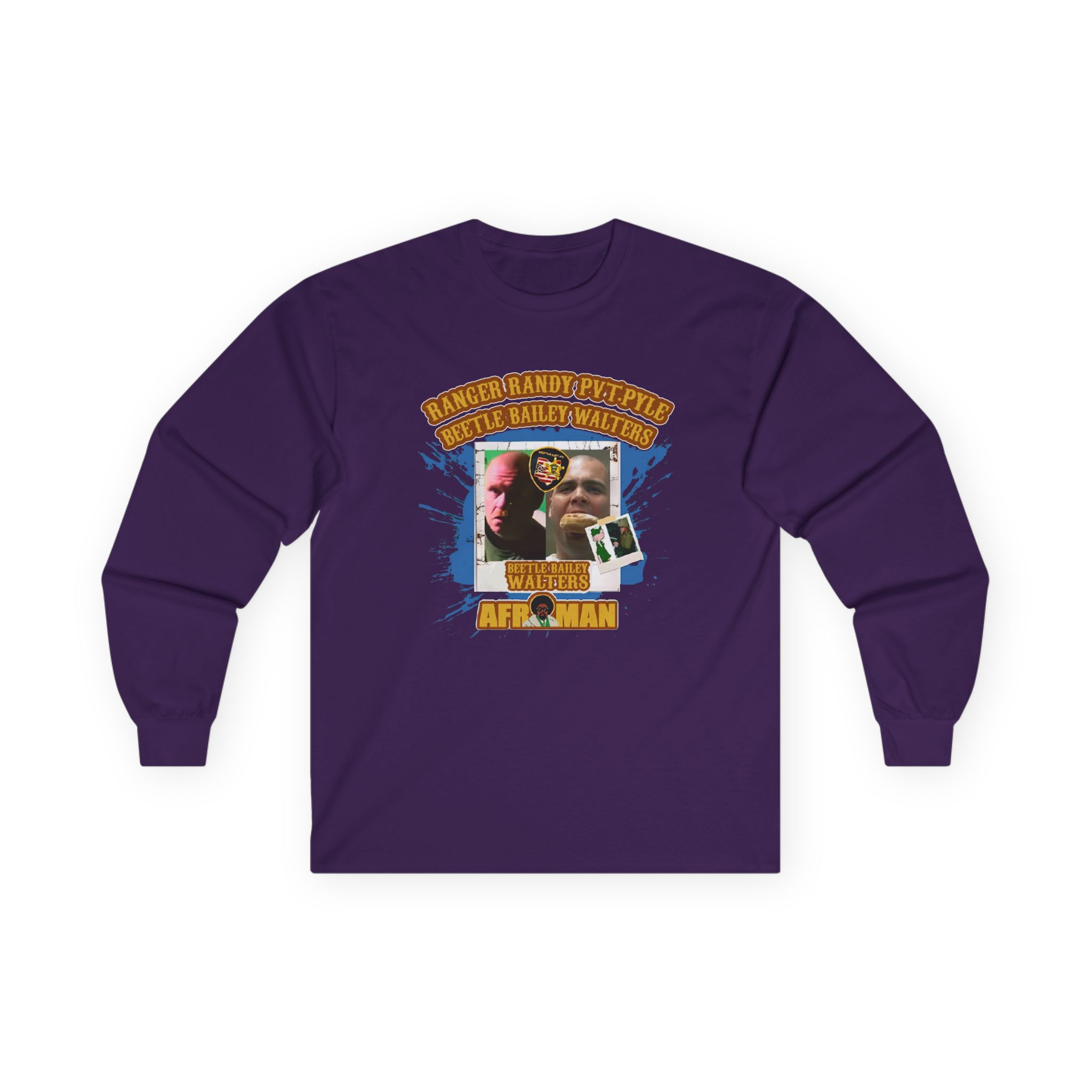 Afroman Ranger Randy Prvate Pyle Beetle Bailey Walters Unisex Ultra Cotton Long Sleeve Tee