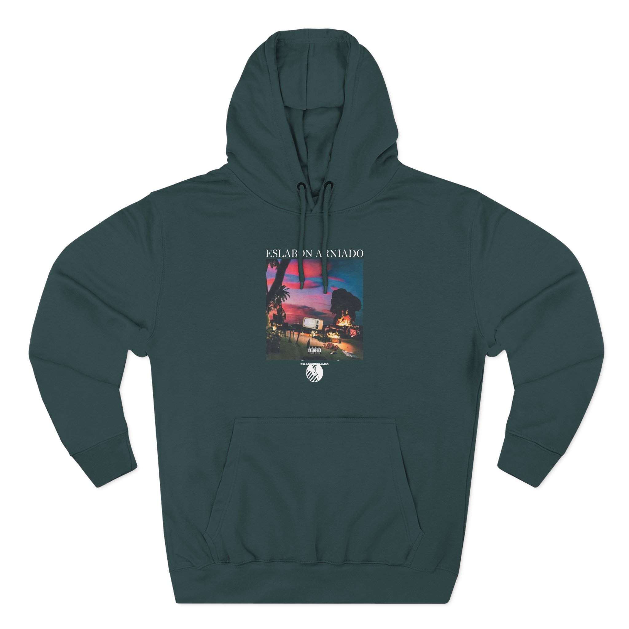 Eslabon Armado Nostalgia Album Three-Panel Fleece Hoodie