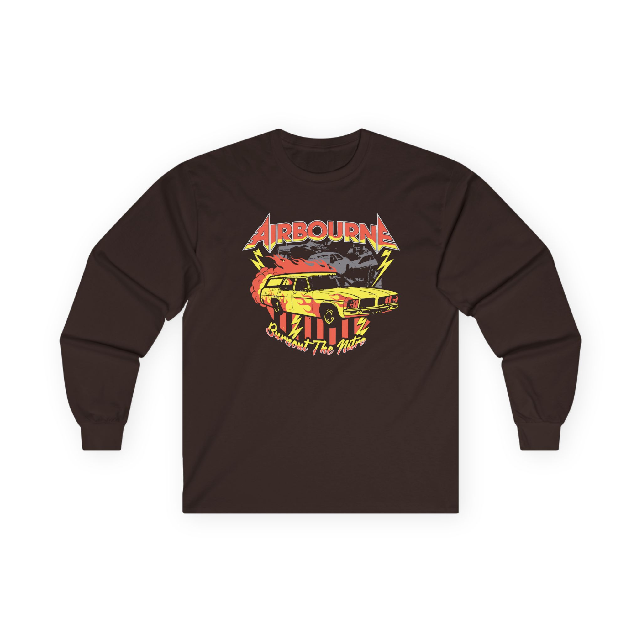 Airbourne Burnout the Nitro Unisex Ultra Cotton Long Sleeve Tee