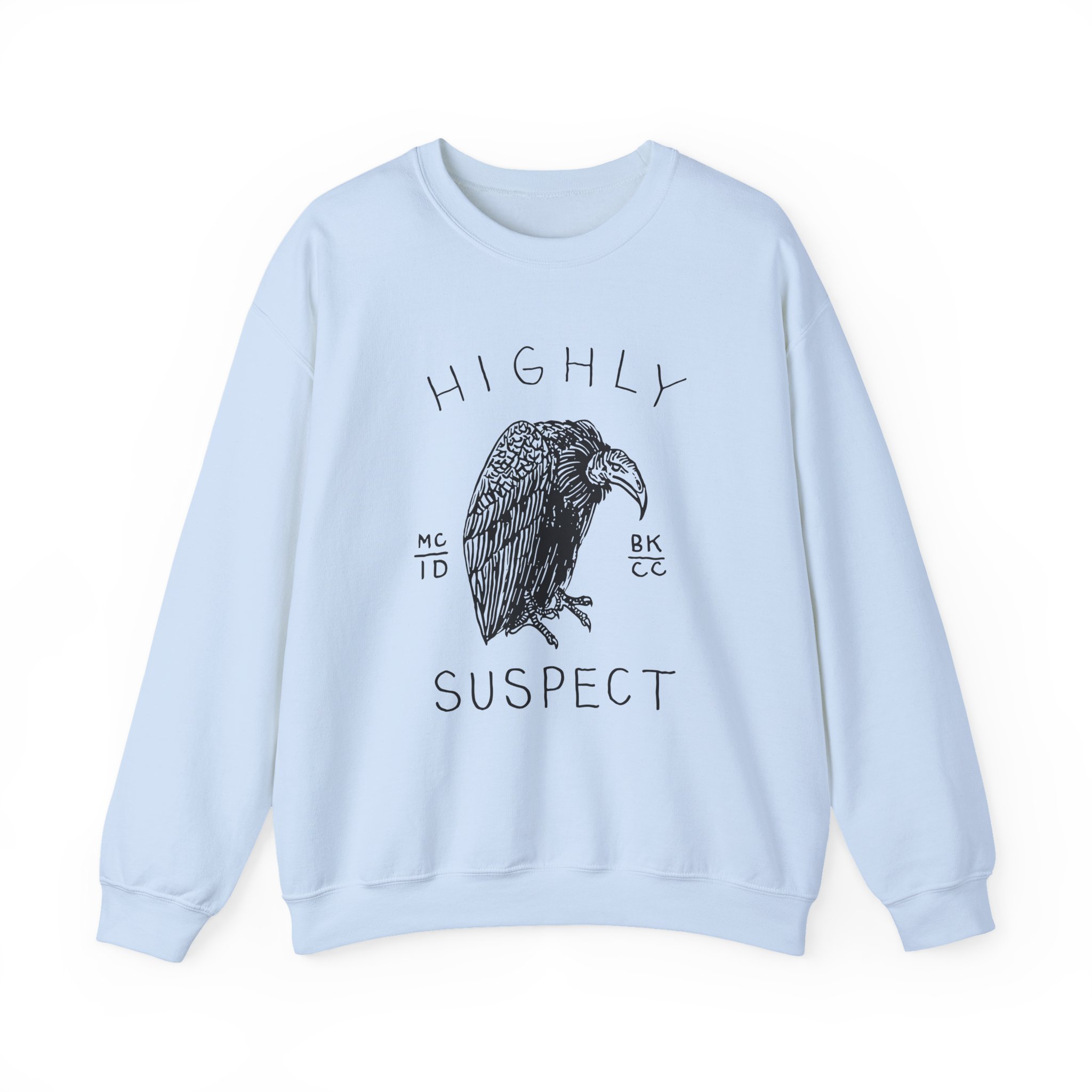 Highly Suspect Vulture Natural Unisex Heavy Blend Crewneck Sweatshirt