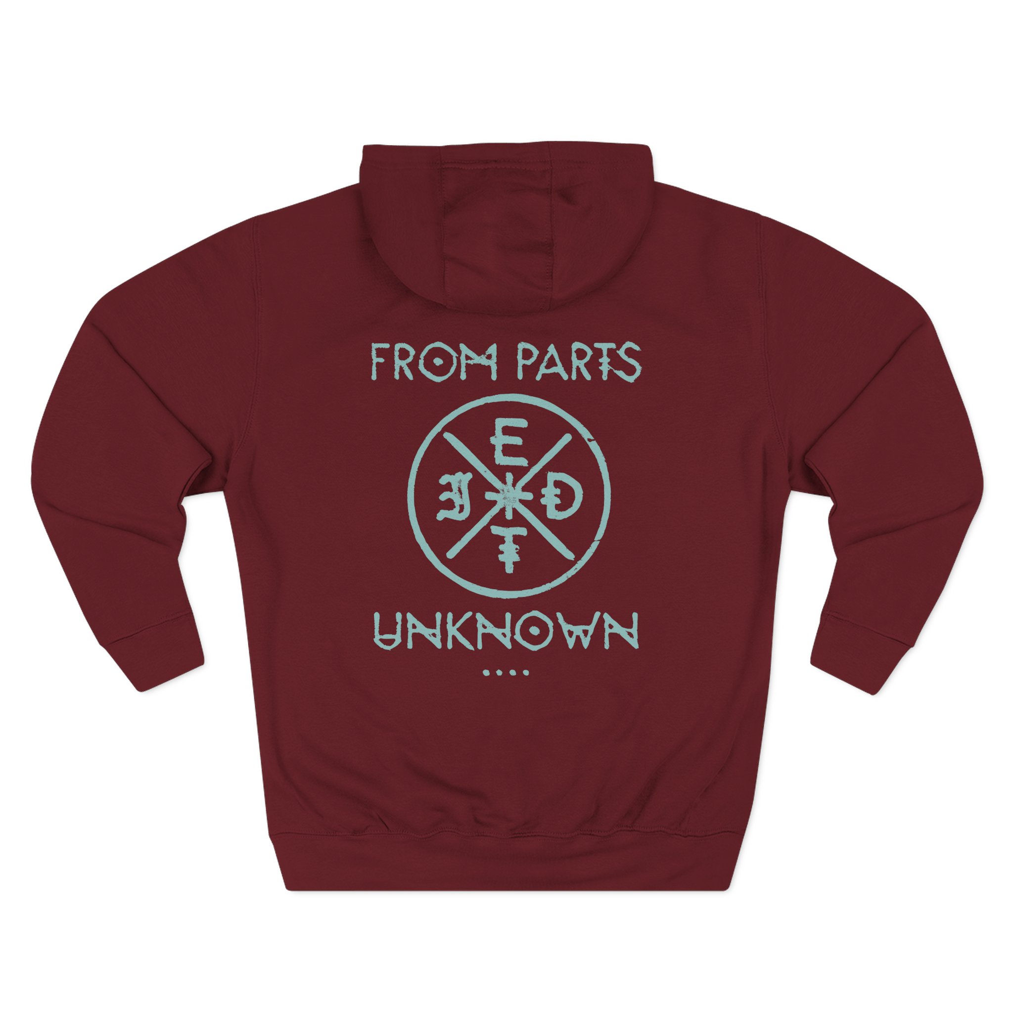 Every Time I Die Fpu Pigment Dyed Three-panel Fleece Hoodie