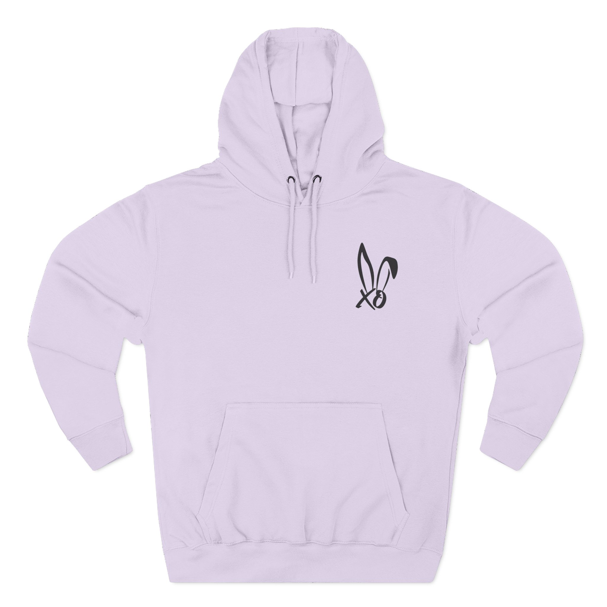 Xo Logo Three-Panel Fleece Hoodie