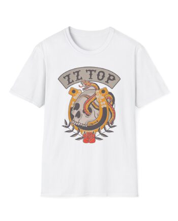 ZZ Top Skull Unisex Softstyle T-Shirt