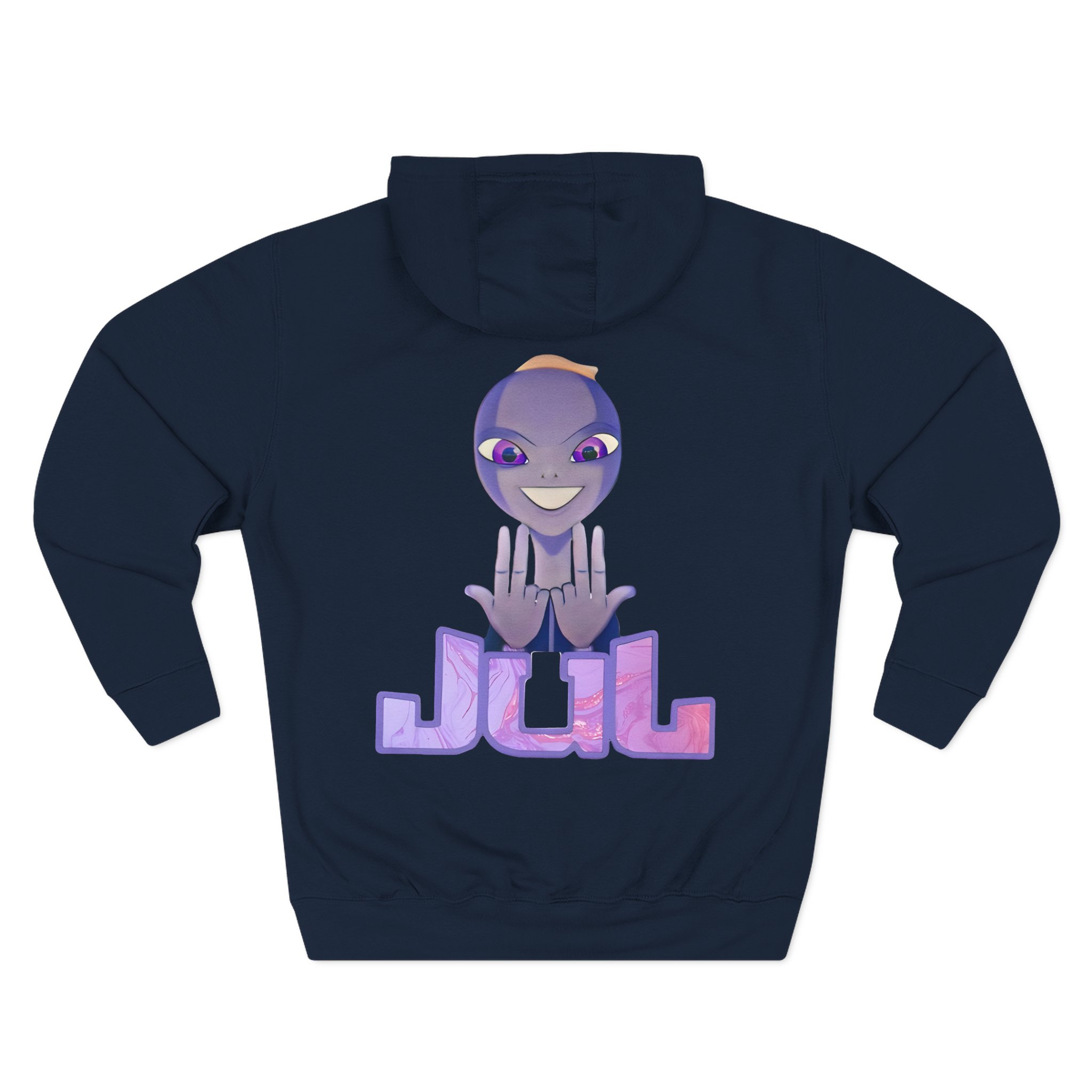 Jul Three-Panel Fleece Hoodie