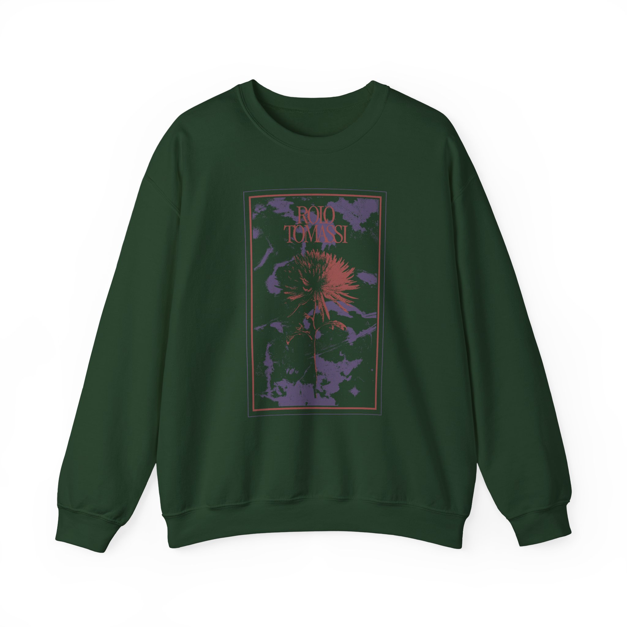 Rolo Tomassi Flower Face Unisex Heavy Blend Crewneck Sweatshirt