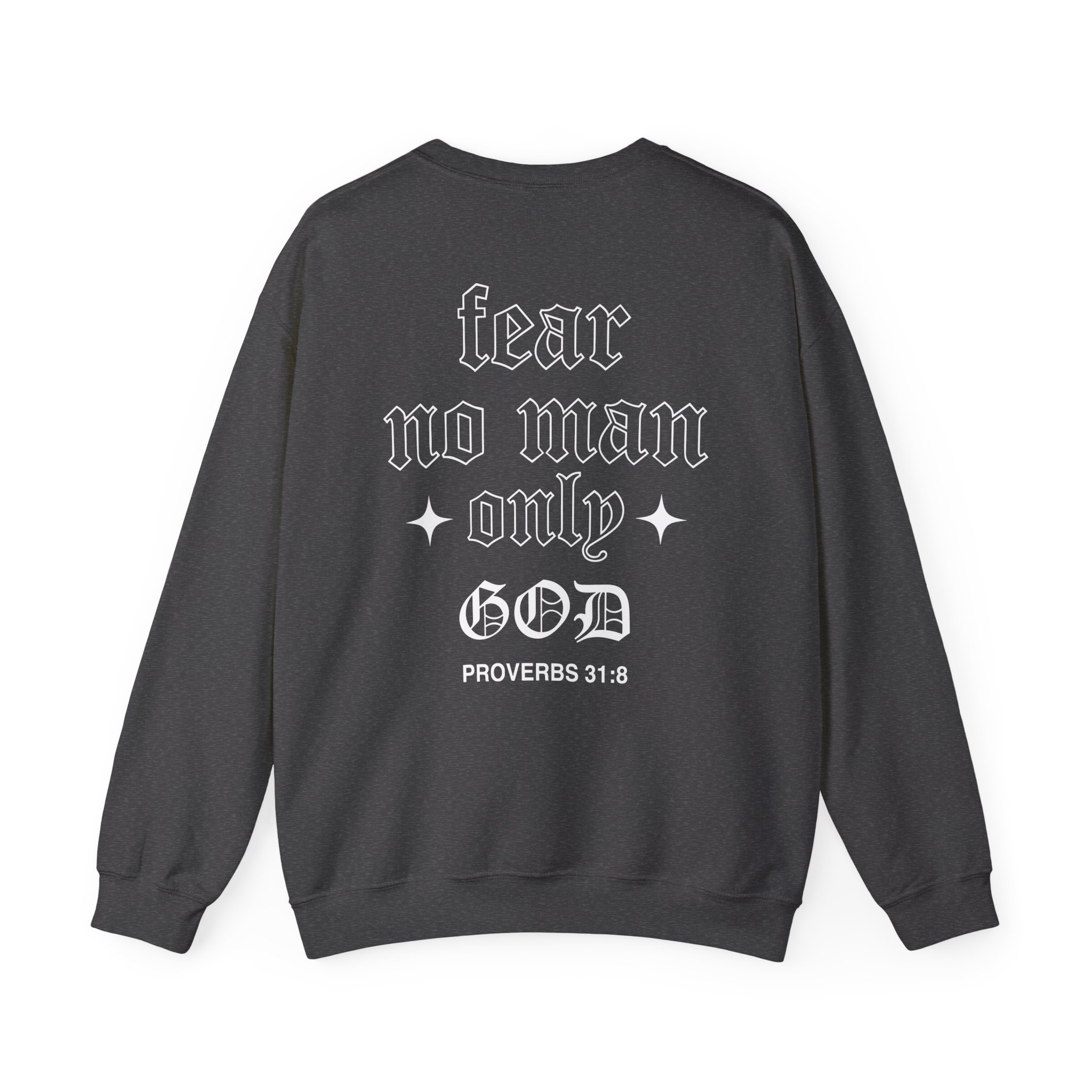 Ryan Garcia Fear No Man Only God Unisex Heavy Blendâ„¢ Crewneck Sweatshirt