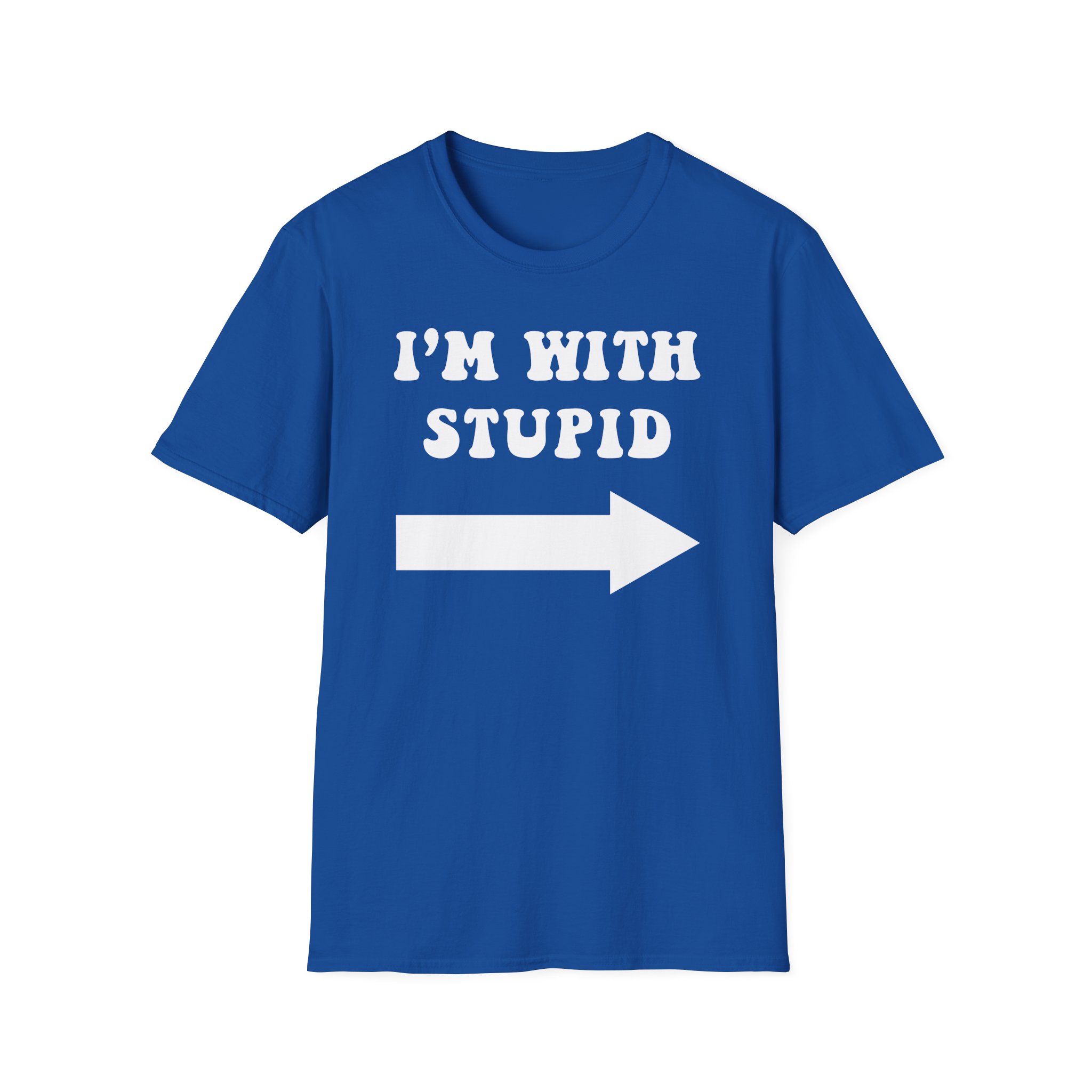 Jimmy Kimmel I'm With Stupid Unisex Softstyle T-Shirt