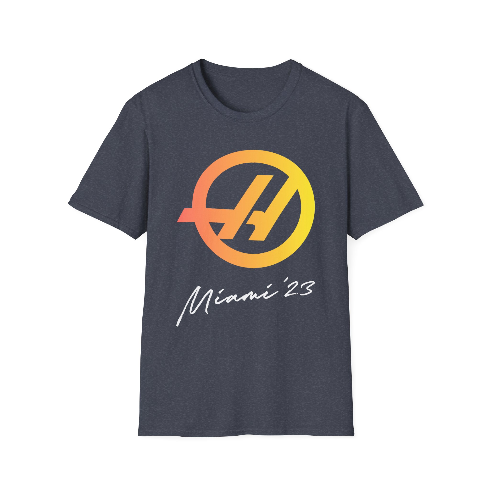 Haas F1 Miami Gp Unisex Softstyle T-Shirt