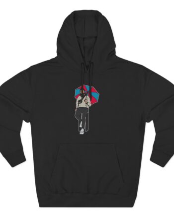 Zerkaa Three-Panel Fleece Hoodie