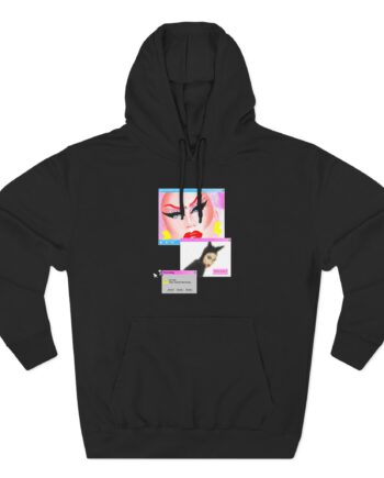 Anetra Three-Panel Fleece Hoodie
