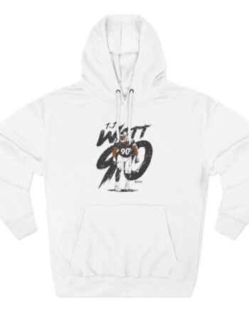Tj Watt Rough Three-Panel Fleece Hoodie