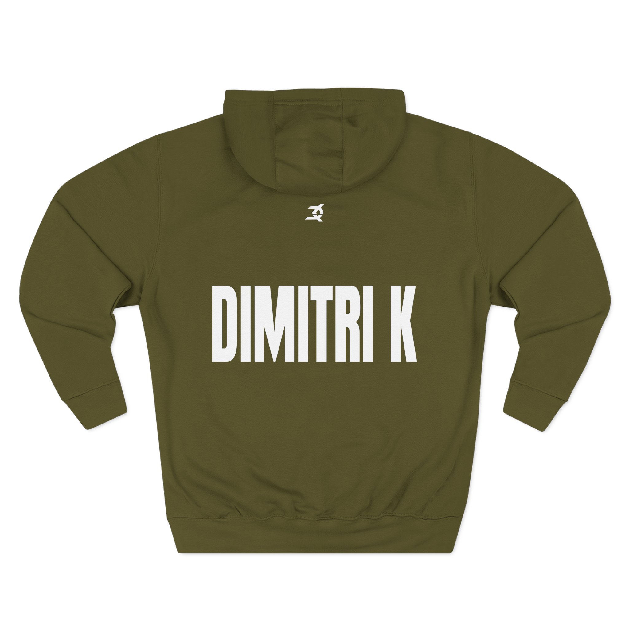 Dimitri K Three-Panel Fleece Hoodie