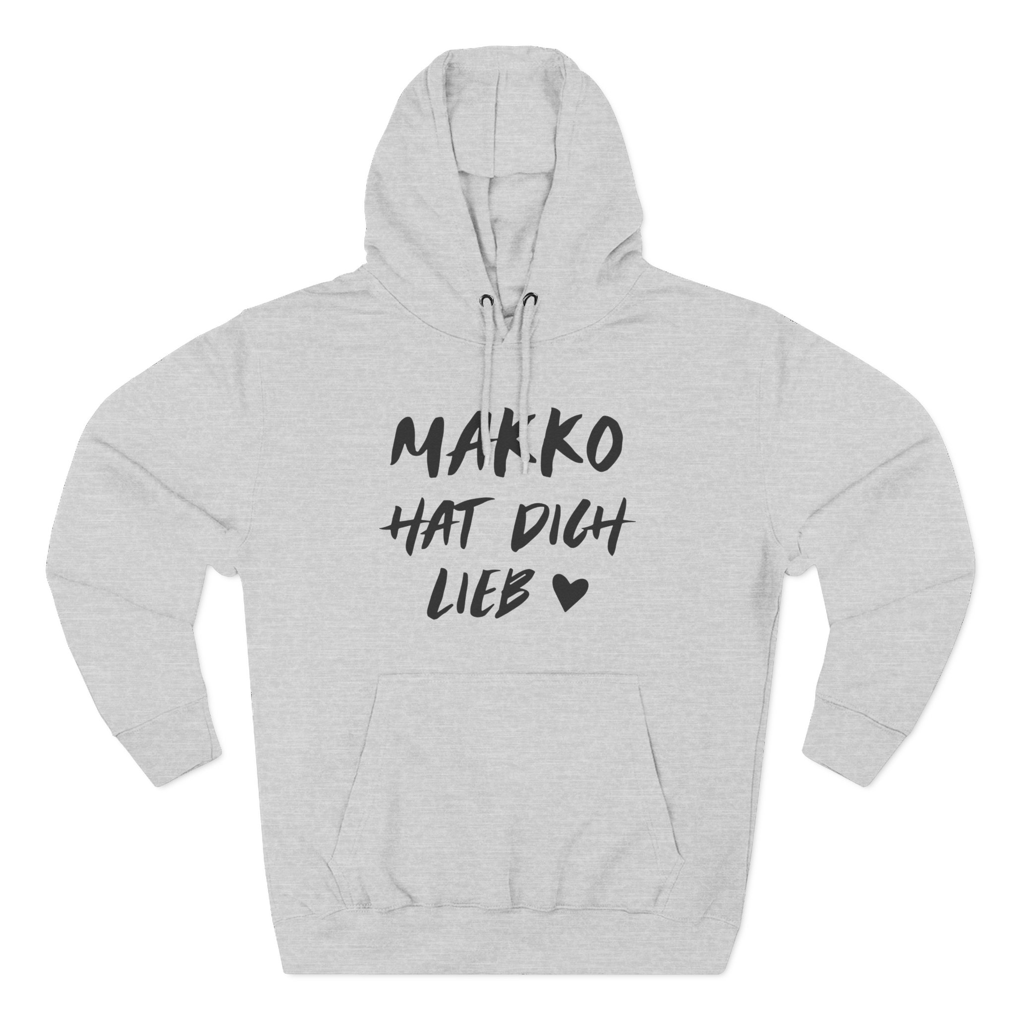 Makko Three-Panel Fleece Hoodie