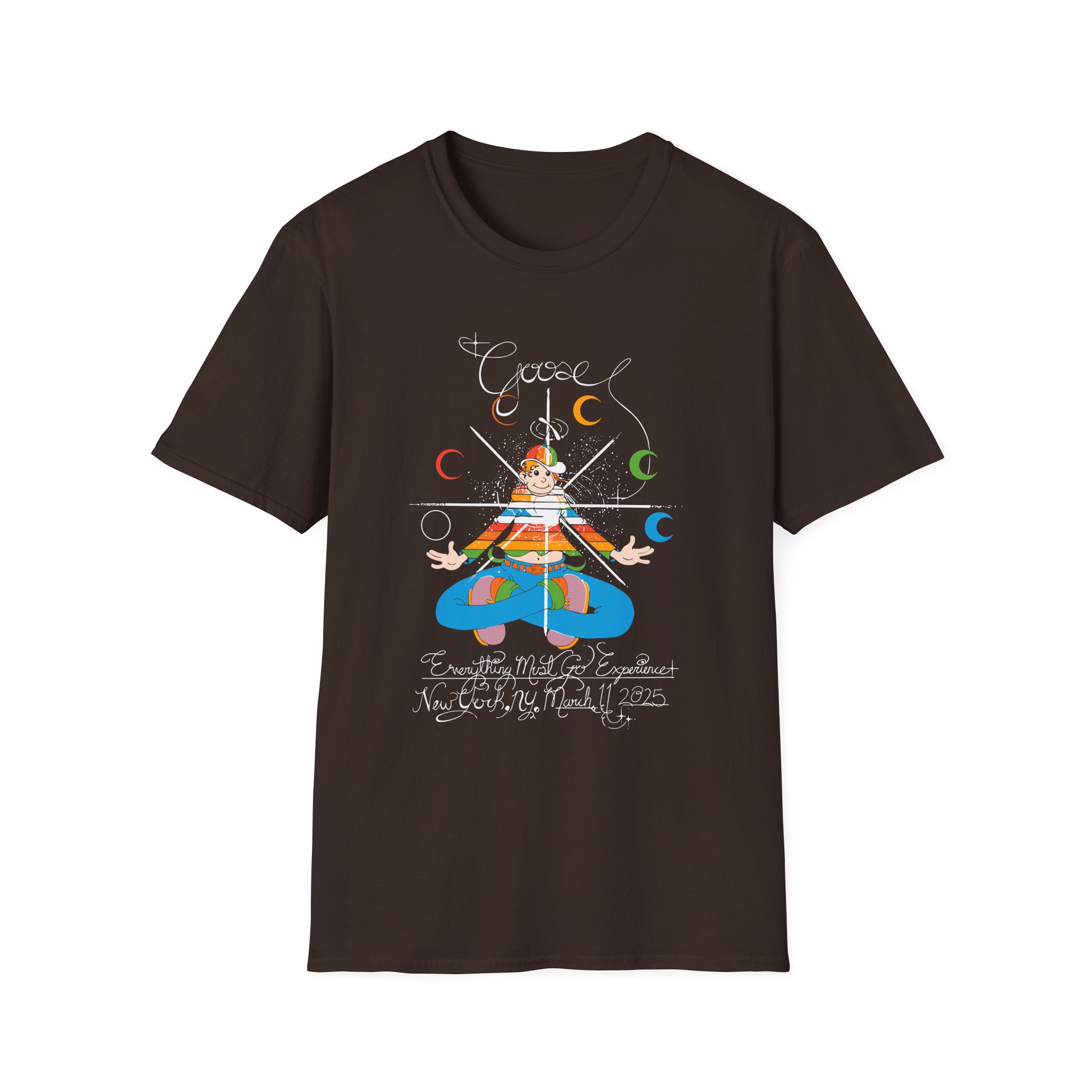 Goose Rainbow Kid EMG Experienc Unisex Softstyle T-Shirt