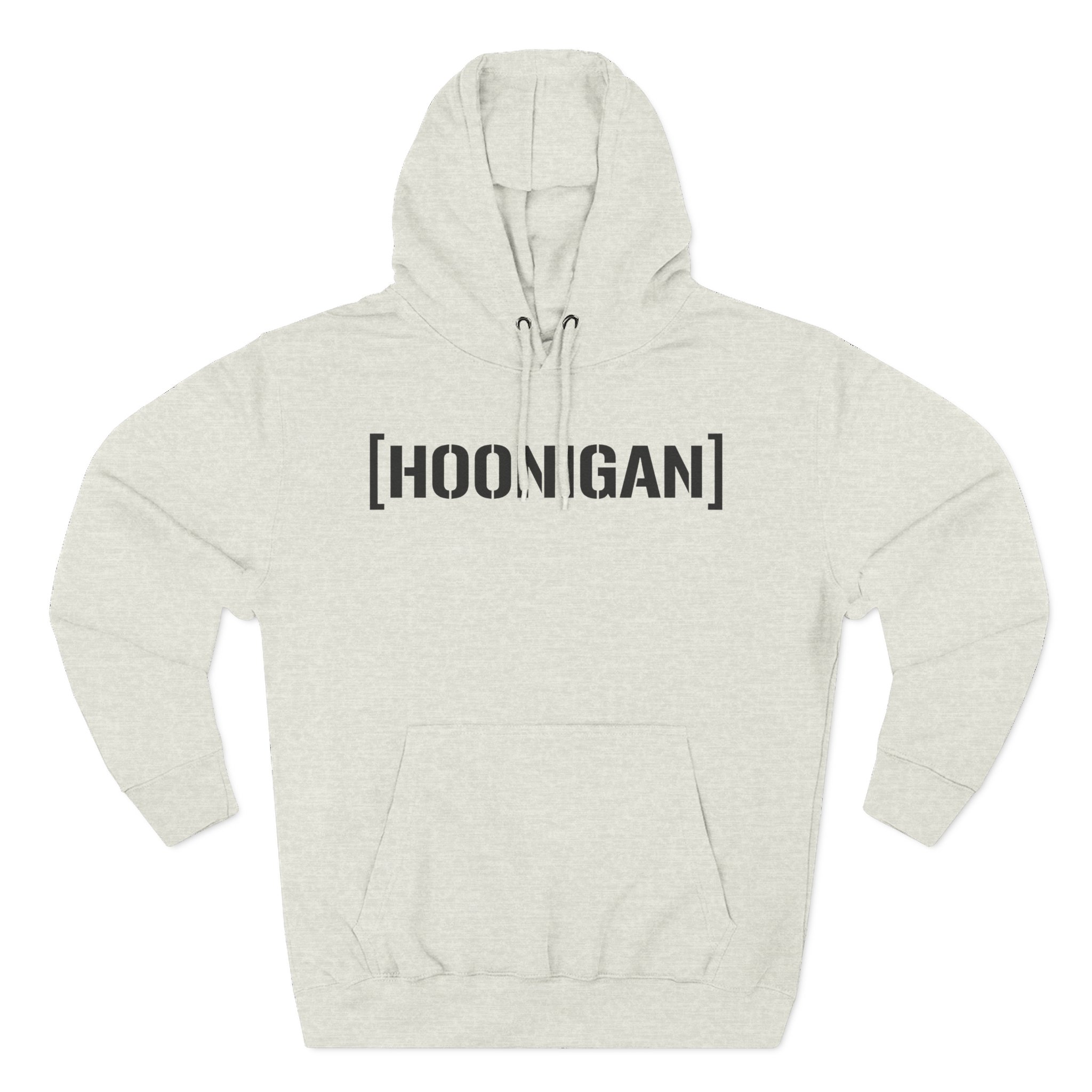 Ken Block Hoonigan Bracket Censor Bar Logo Three-Panel Fleece Hoodie