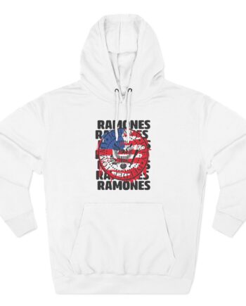 Ramones US Flag Three-Panel Fleece Hoodie